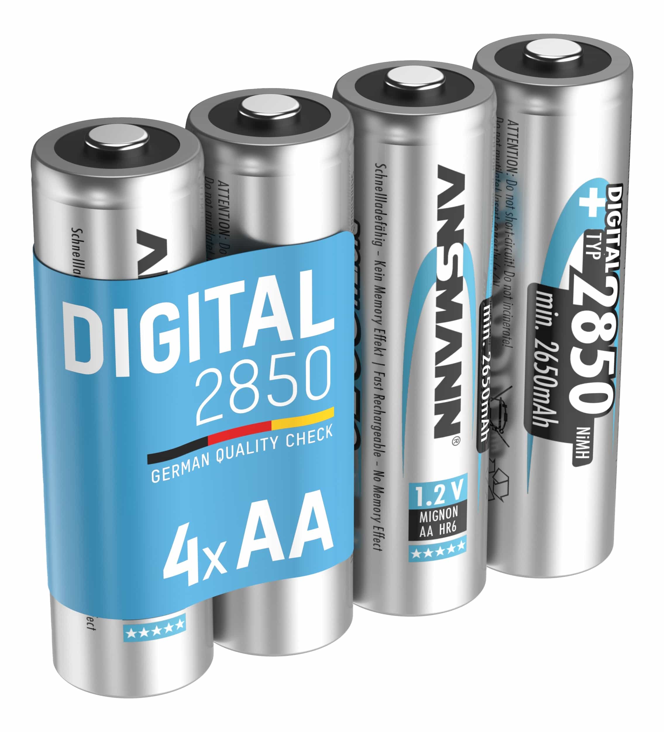 ANSMANN Digital NiMH Akku Mignon AA Typ 2850mAh 4 Stück ANSMANN Digital NiMH Akku Mignon AA Typ 2850mAh 4 Stück