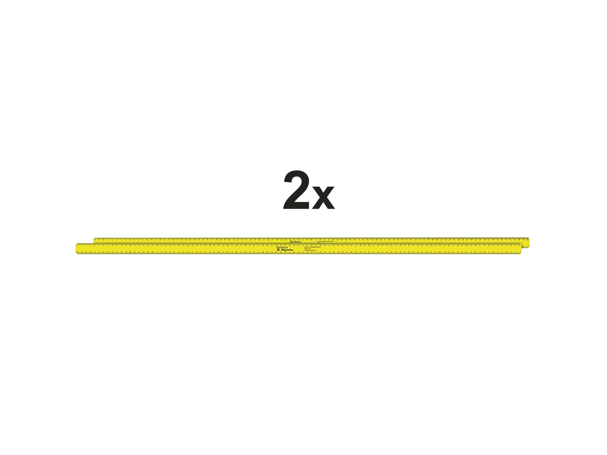 SINTRON Magnetlineal Magnetics 100 cm, 2 Stück SINTRON Magnetlineal Magnetics 100 cm, 2 Stück