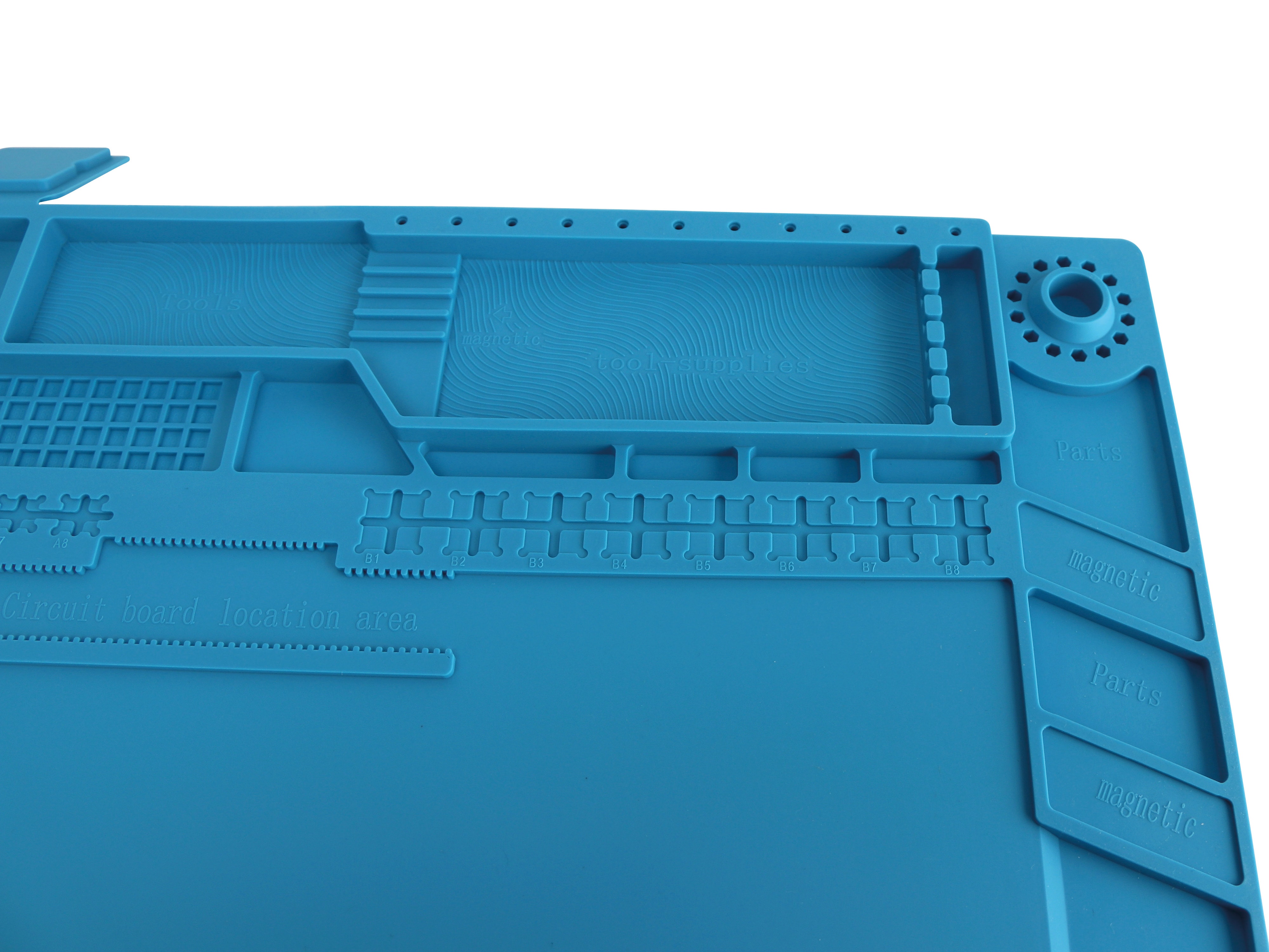 DAYTOOLS Silikon-Lötmatte S-160C, 45x30 cm, blau DAYTOOLS Silikon-Lötmatte S-160C, 45x30 cm, blau