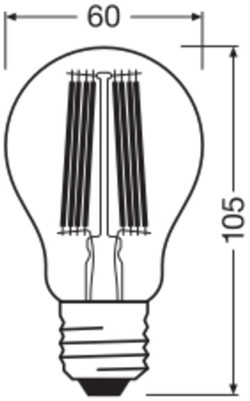 OSRAM LED-Lampe Classic, dimmbar, E27, 7,2 W, 2700 K, EEK: A, 1521 lm, warmweiß OSRAM LED-Lampe Classic, dimmbar, E27, 7,2 W, 2700 K, EEK: A, 1521 lm, warmweiß