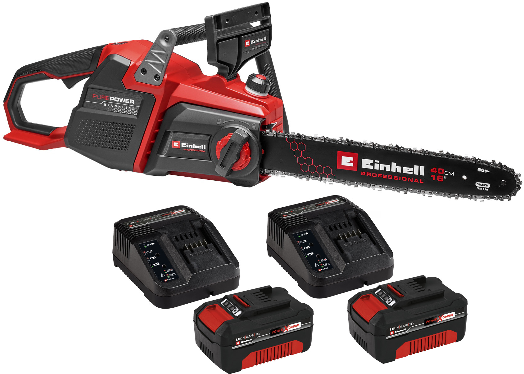 EINHELL PROFESSIONAL Akku-Kettensäge GP-LC 36/40 Li BL Kit (2x 4,0 Ah) EINHELL PROFESSIONAL Akku-Kettensäge GP-LC 36/40 Li BL Kit (2x 4,0 Ah)
