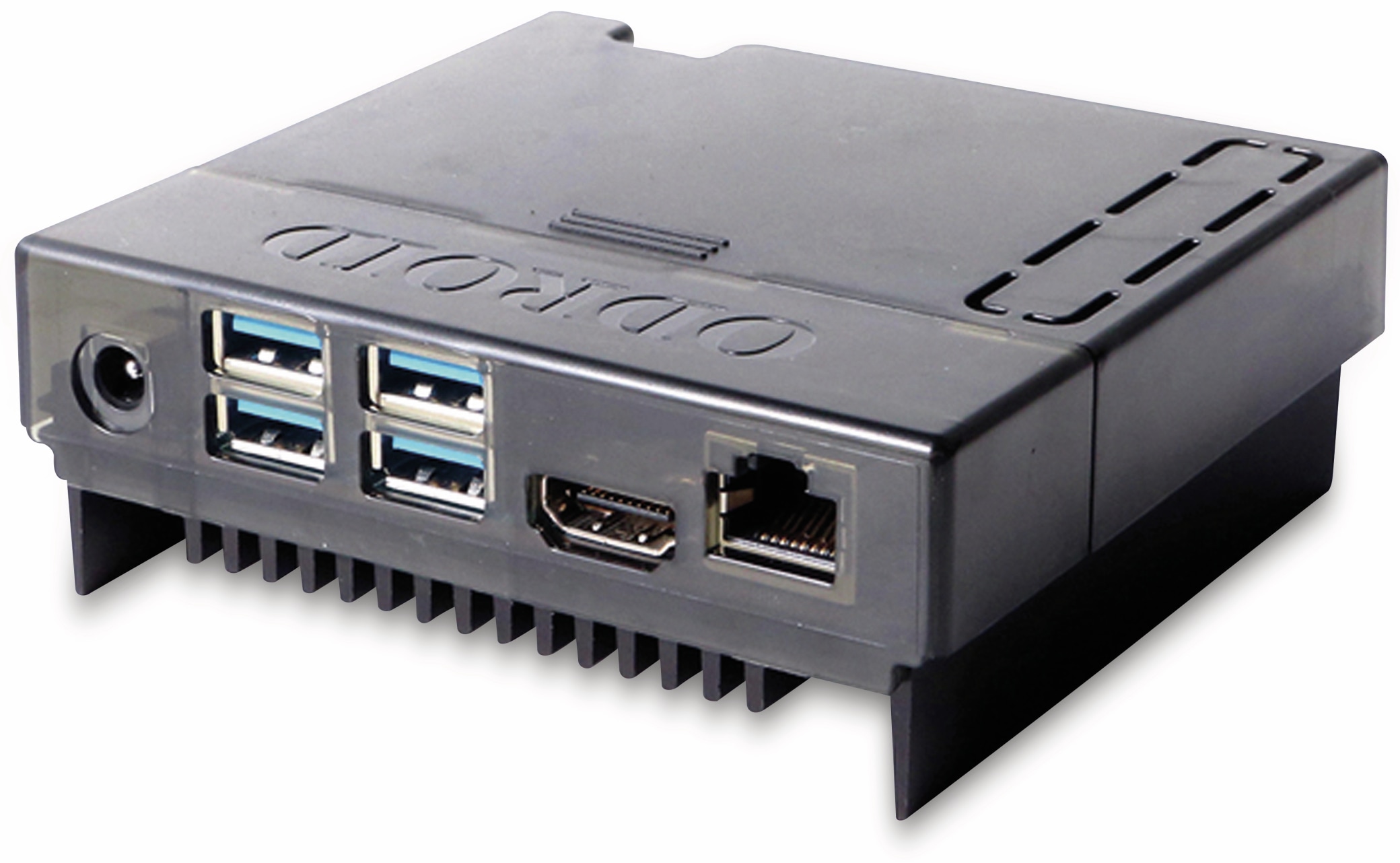 ODROID-N2 Gehäuse transparent - schwarz ODROID-N2 Gehäuse transparent - schwarz