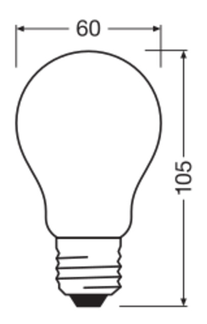 OSRAM LED-Lampe Classic, dimmbar, E27, 5 W, 2700 K, EEK: A, 1055 lm, warmweiß OSRAM LED-Lampe Classic, dimmbar, E27, 5 W, 2700 K, EEK: A, 1055 lm, warmweiß