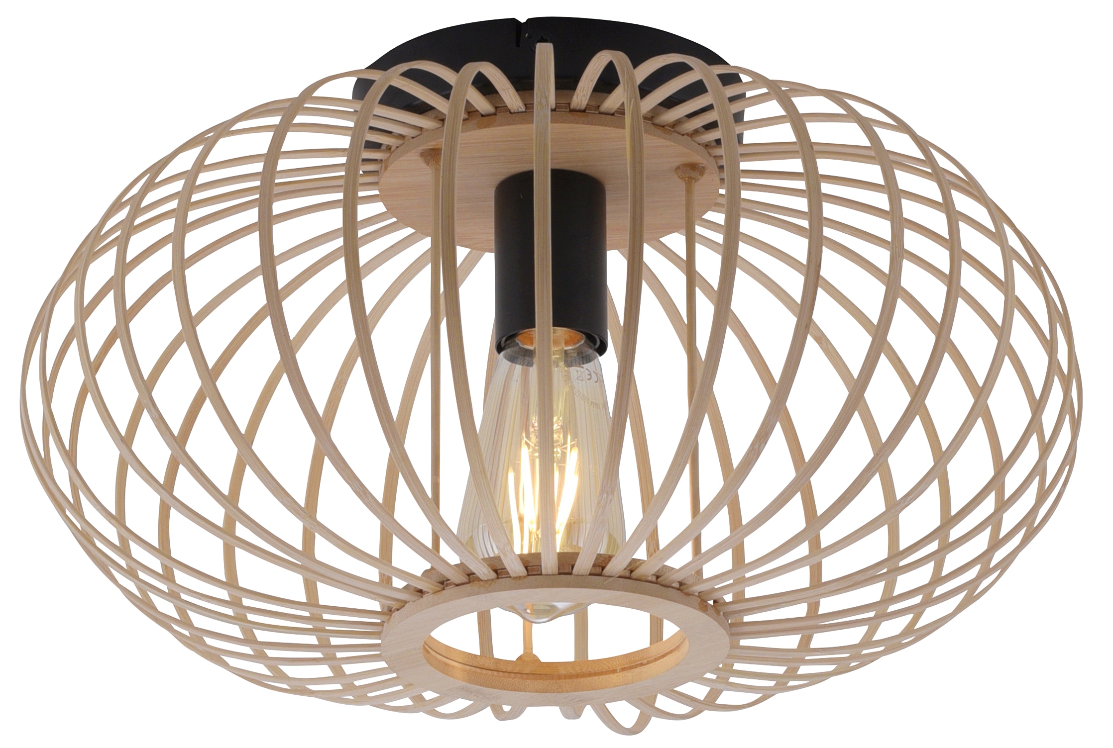 JUST LIGHT Deckenleuchte 11410-79 Holz-natur, für 1 x E27, max. 40W JUST LIGHT Deckenleuchte 11410-79 Holz-natur, für 1 x E27, max. 40W