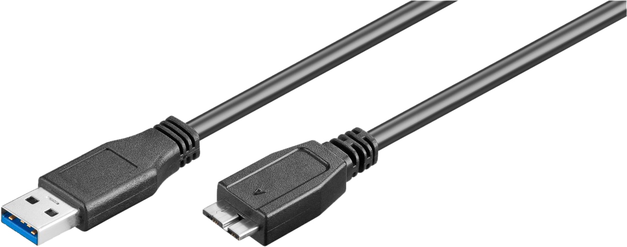 GOOBAY USB 3.0 Kabel 95169 A/microB 1m schwarz GOOBAY USB 3.0 Kabel 95169 A/microB 1m schwarz