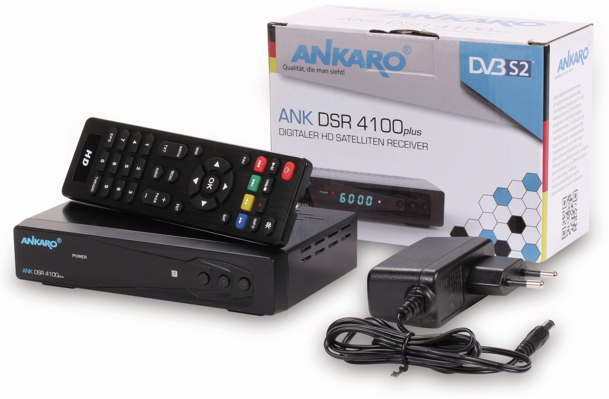 ANKARO DVB-S HDTV-Receiver DSR 4100, PVR ANKARO DVB-S HDTV-Receiver DSR 4100plus, PVR