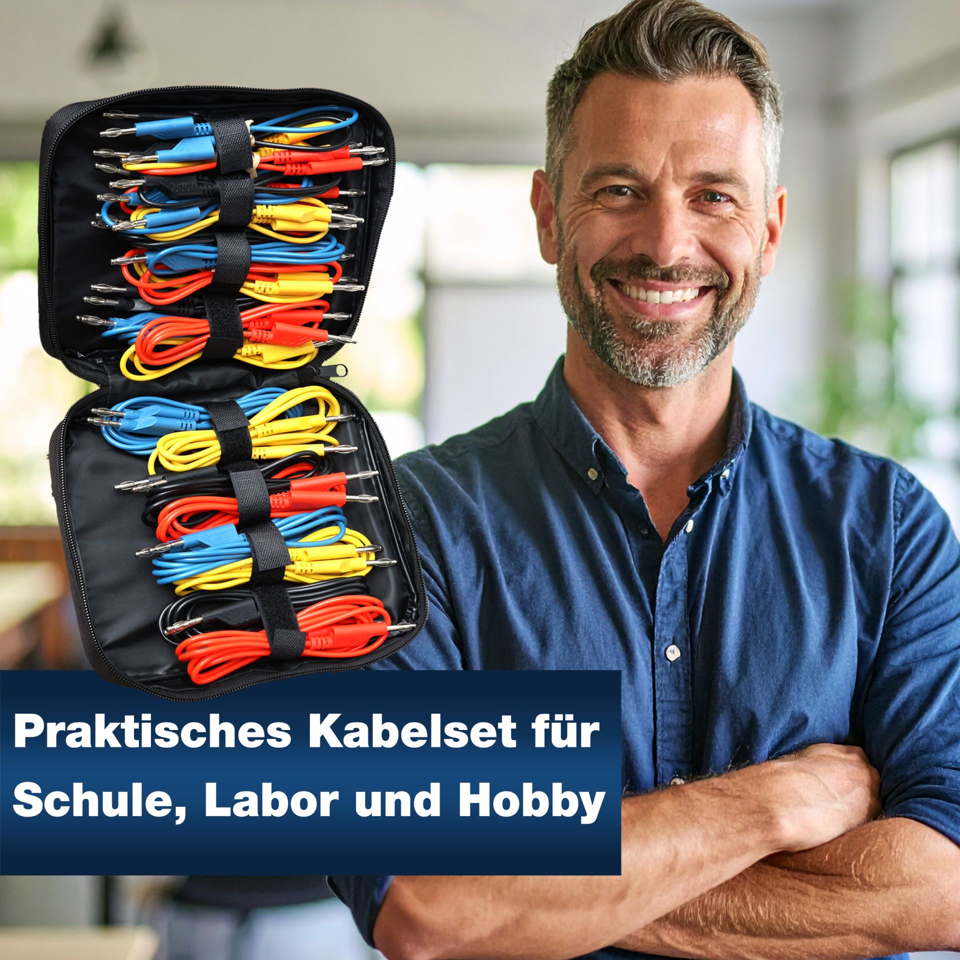 PEAKTECH Messzubehör-Set, P 8202, 4 mm Bananenstecker PEAKTECH Messzubehör-Set, P 8202, 4 mm Bananenstecker