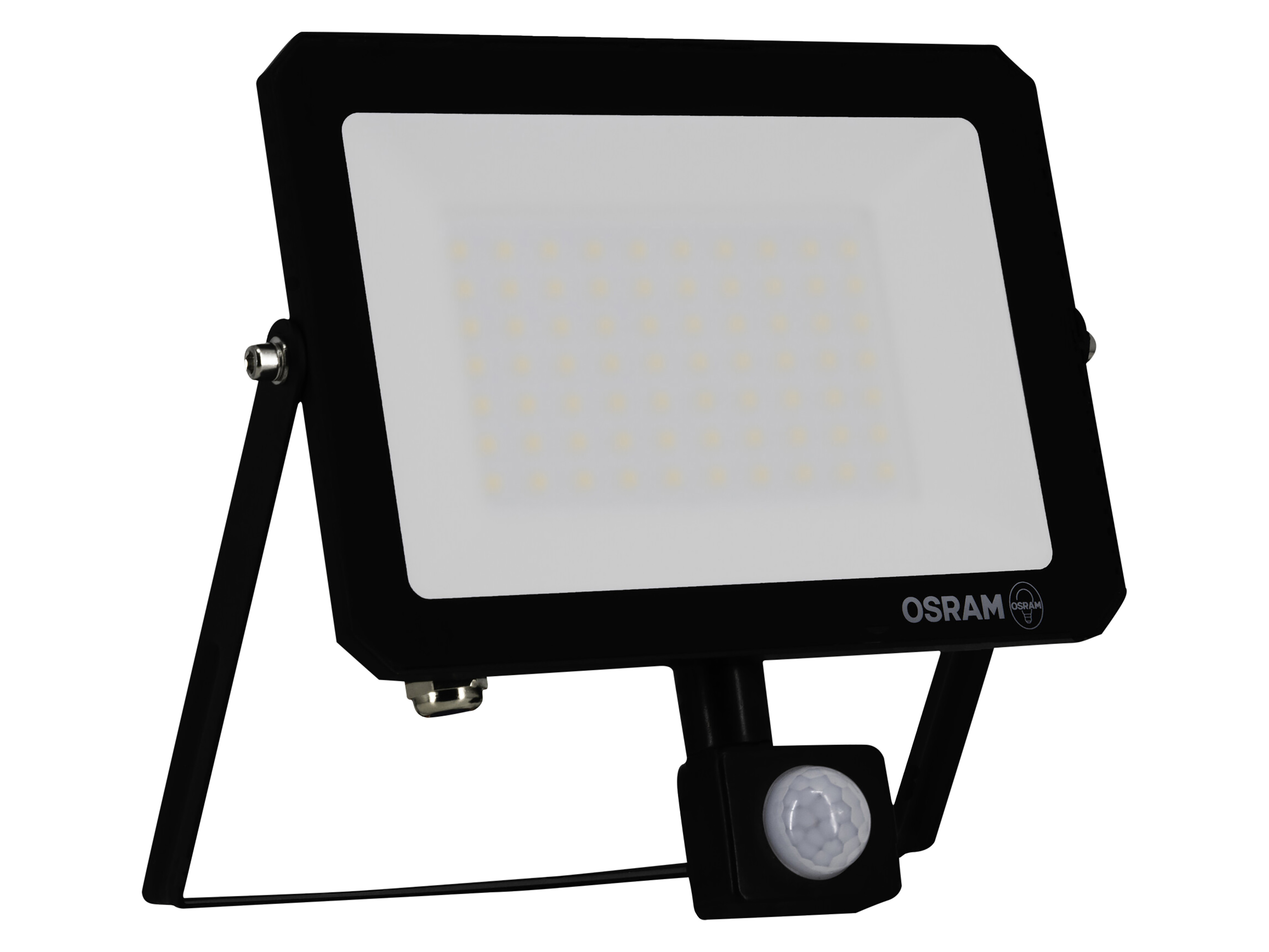 OSRAM LED-Fluter mit Sensor, 50W, 4500lm, 3000K, 105°, IP65, warmweiß