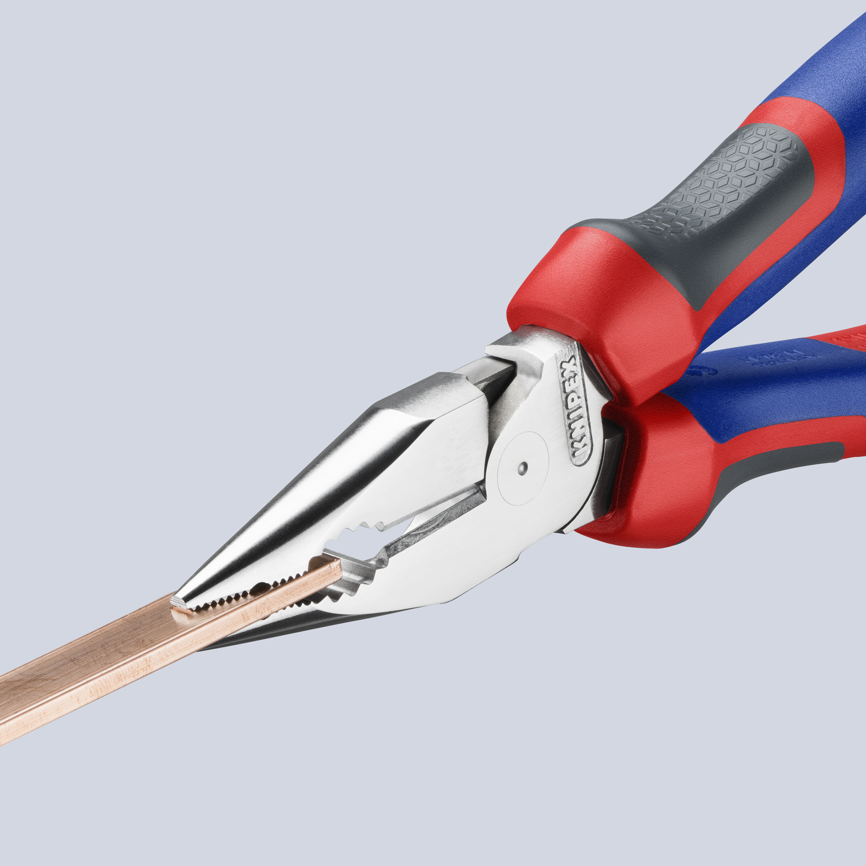 KNIPEX Spitz-Kombizange, 08 25 185, 185 mm, Stahl, Kunststoffgriff