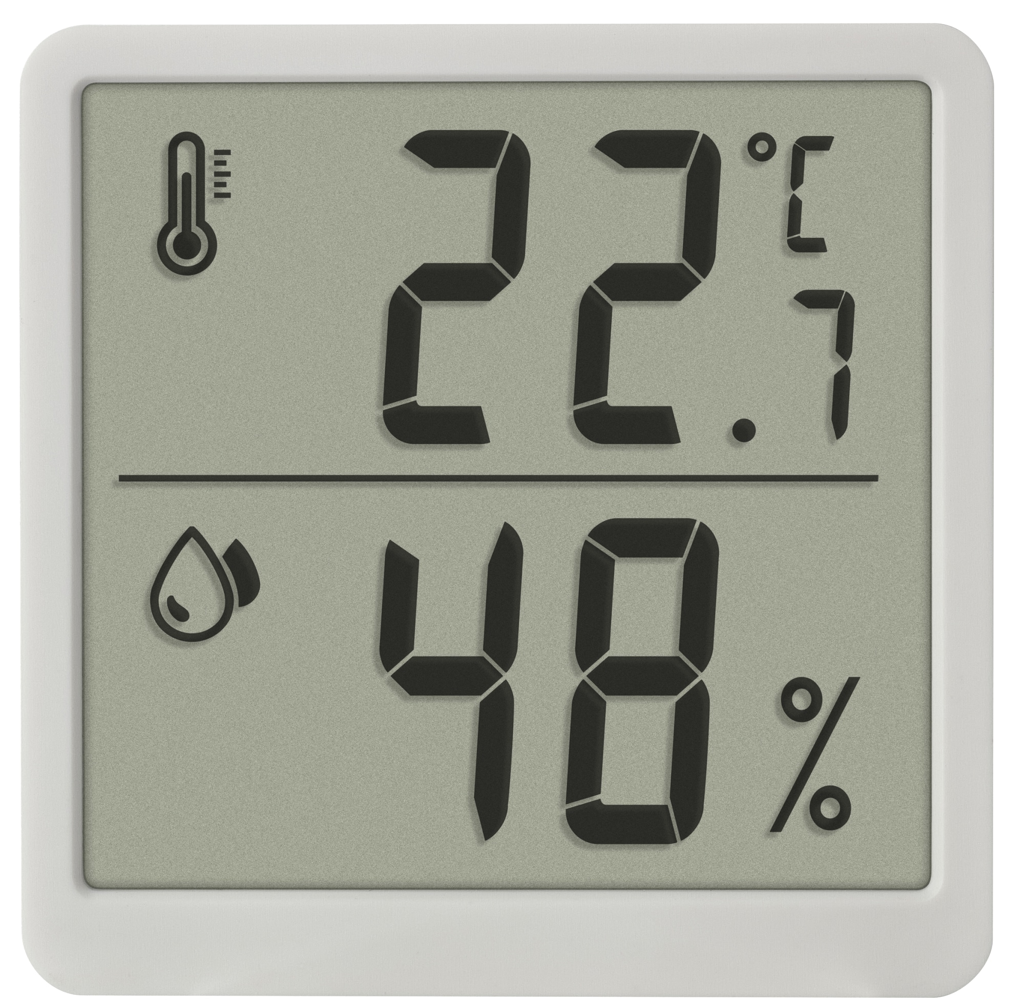 TFA Digitales Thermo-Hygrometer, 30.5059.02, weiß TFA Digitales Thermo-Hygrometer, 30.5059.02, weiß
