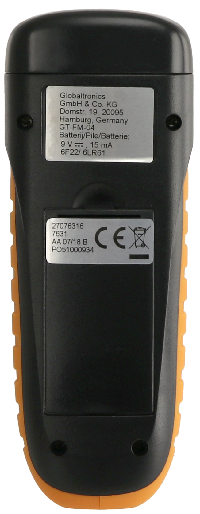 Feuchte-Messgerät GT-FM-04, schwarz/orange Feuchte-Messgerät GT-FM-04, schwarz/orange