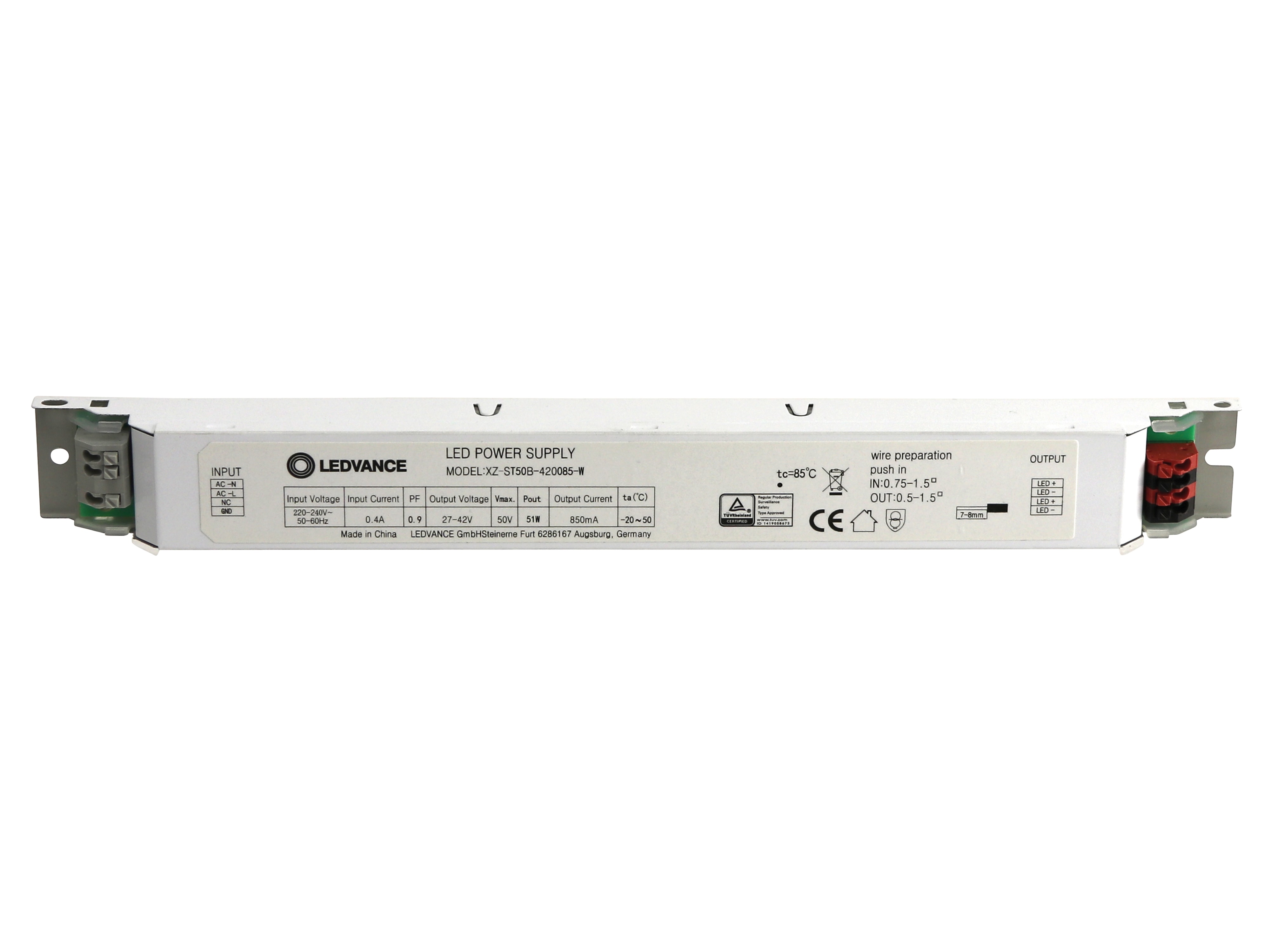 LEDVANCE LED-Schaltnetzteil XZ-ST30B-420065-W, 27 W LEDVANCE LED-Schaltnetzteil XZ-ST30B-420065-W, 27 W
