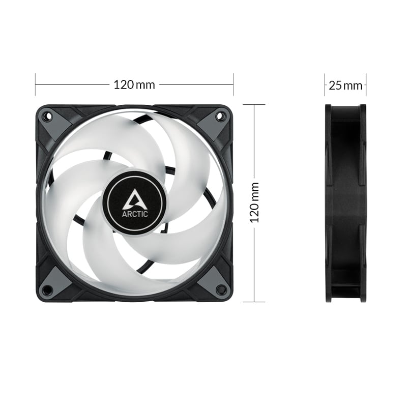 ARCTIC Lüfter P12 PWM PST A-RGB 120mm ARCTIC Lüfter P12 PWM PST A-RGB 120mm