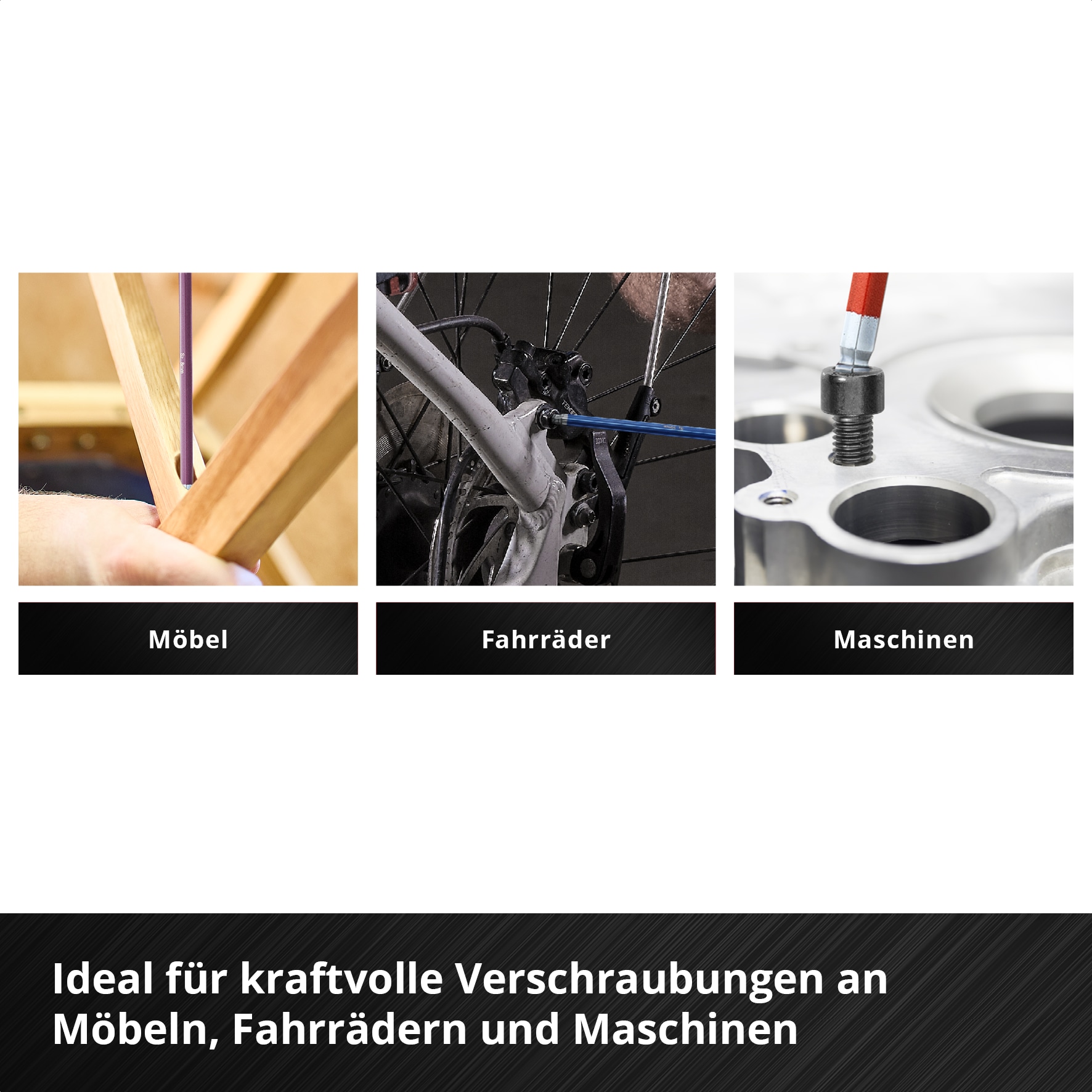 EINHELL Innensechskantschlüssel-Satz, 340558, 9-teilig EINHELL Innensechskantschlüssel-Satz, 340558, 9-teilig