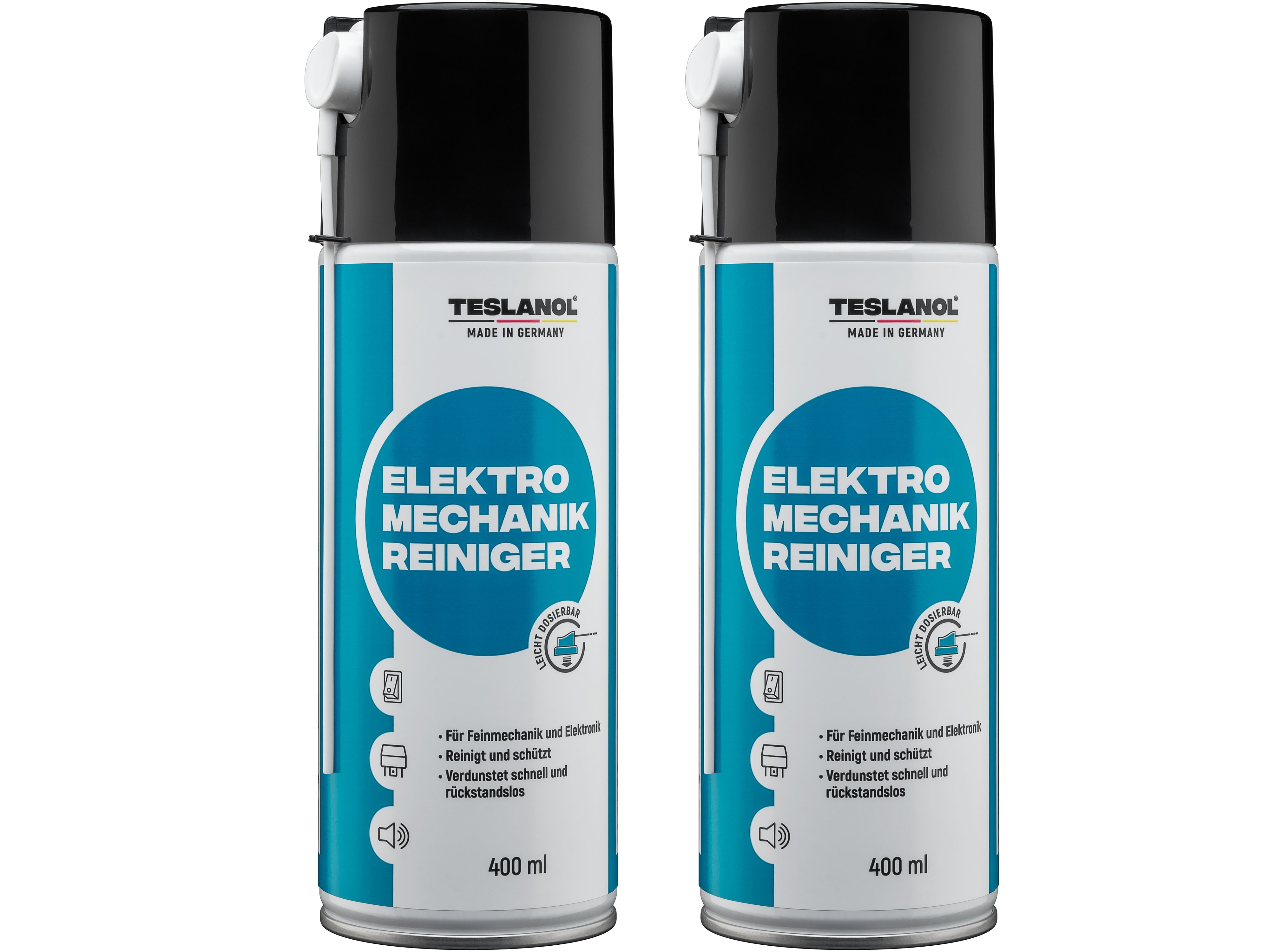 TESLANOL 26018 Elektro-Mechanik-Reinigerspray, 400 ml, 2 Stück TESLANOL 26018 Elektro-Mechanik-Reinigerspray, 400 ml, 2 Stück