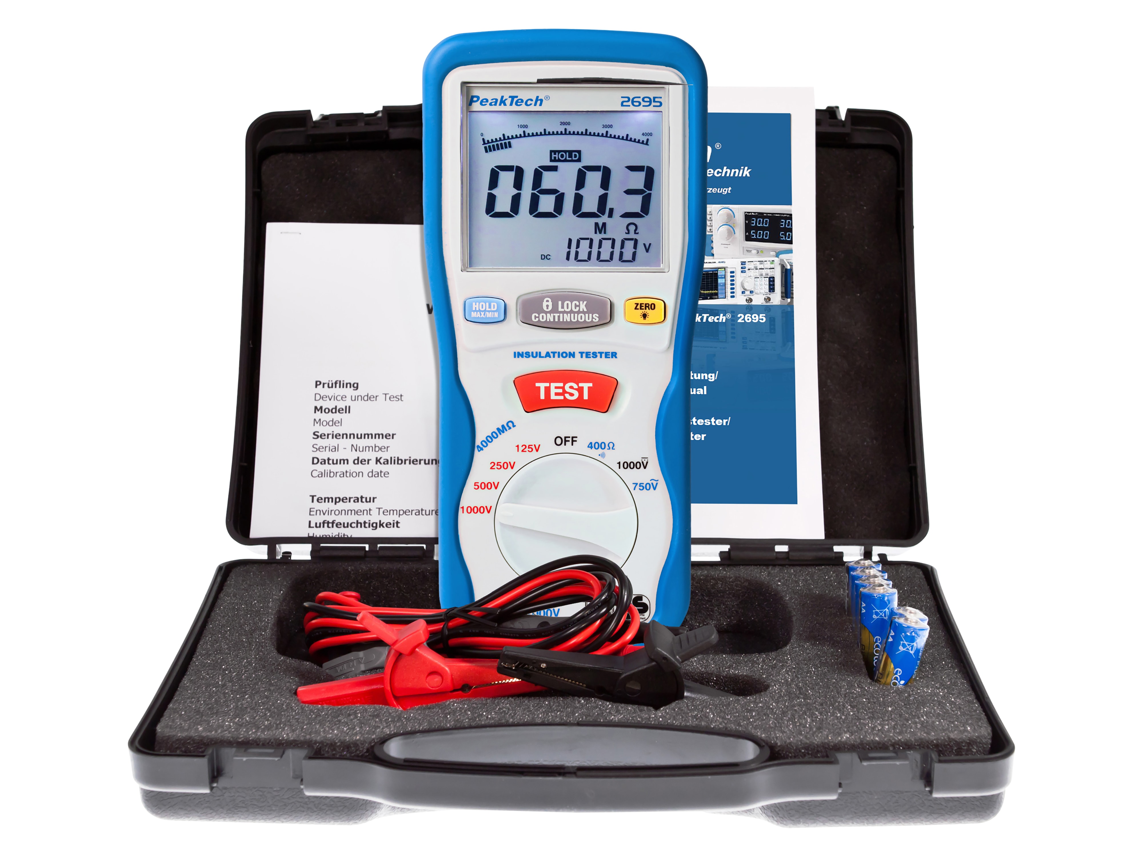 PEAKTECH Isolationsmessgerät, P 2695 PEAKTECH Isolationsmessgerät, P 2695
