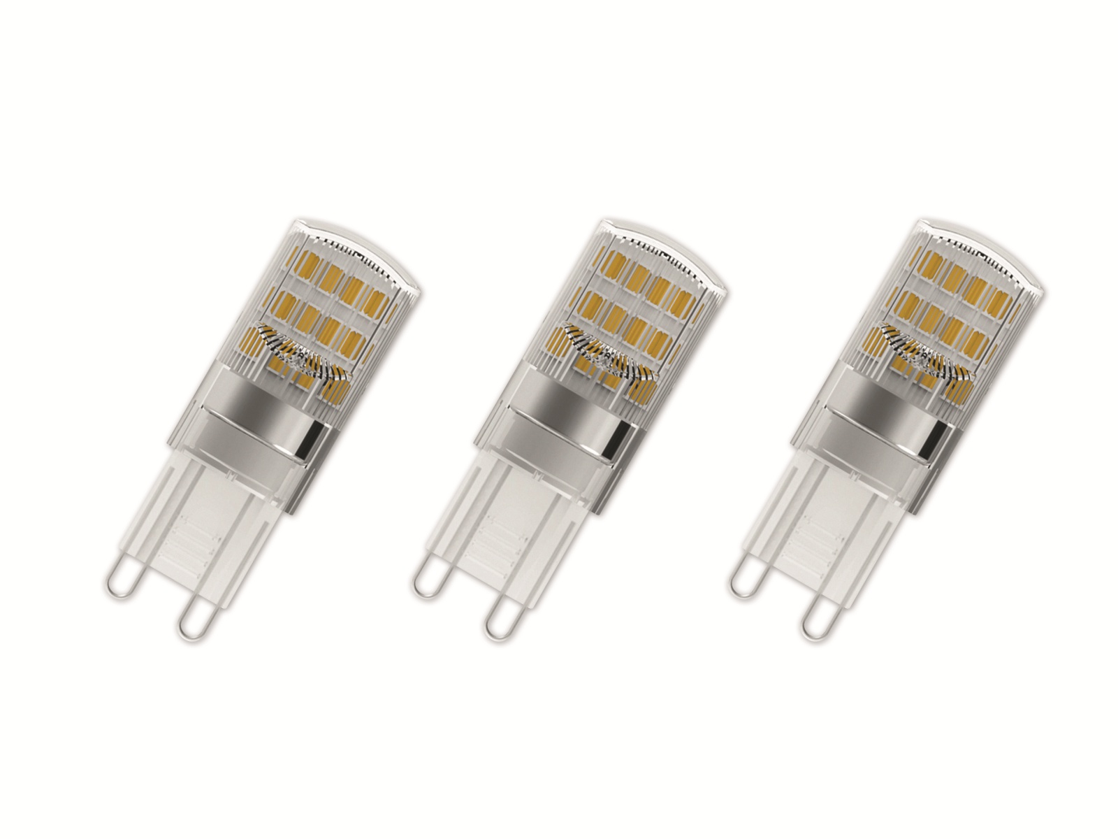 OSRAM LED-Lampe, G9, 1,9 W, 200 lm, 2700 K, 3er Set OSRAM LED-Lampe, G9, 1,9 W, 200 lm, 2700 K, 3er Set