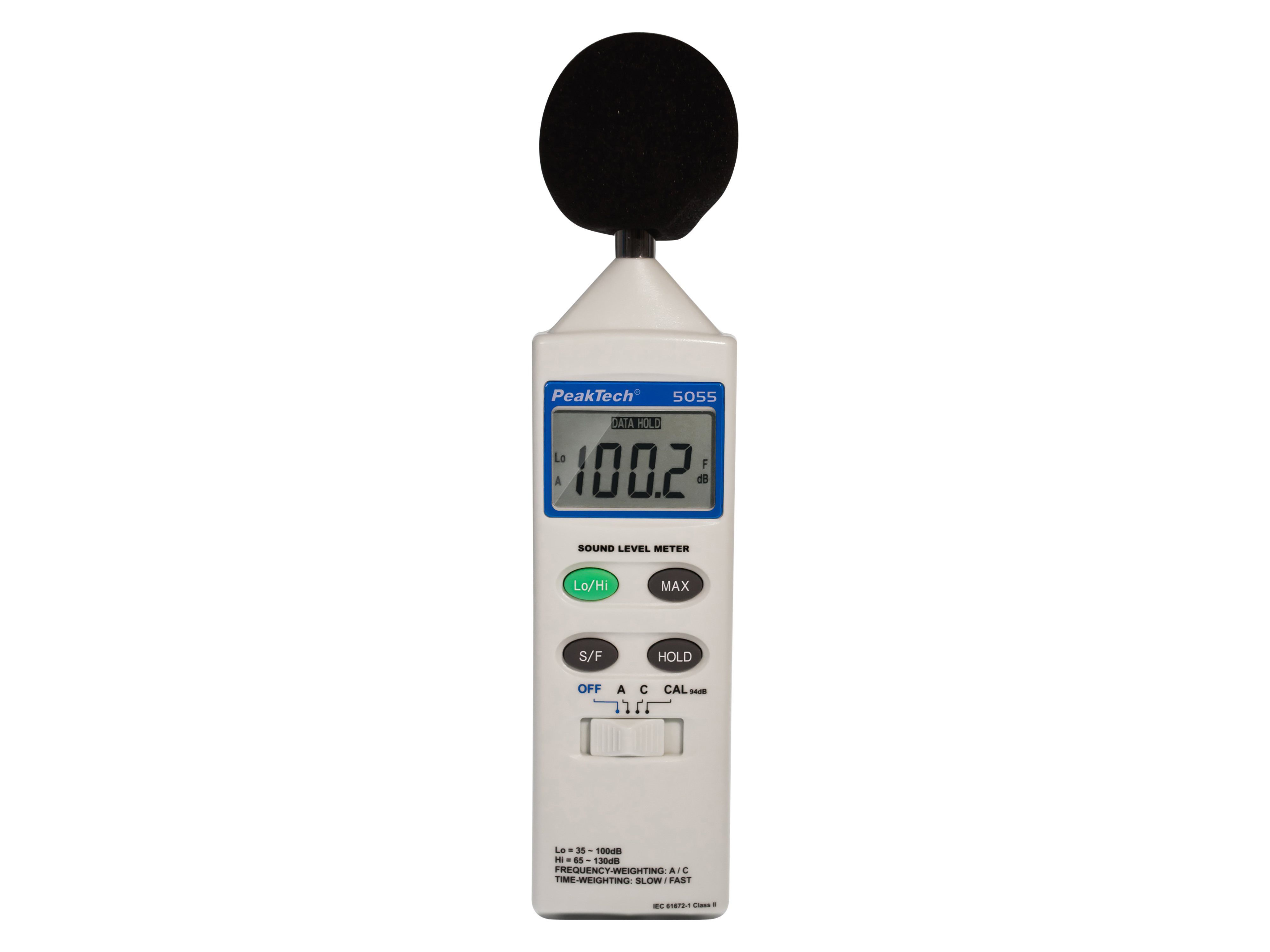 PEAKTECH Schallpegelmessgerät P 5055, 2.000 Counts