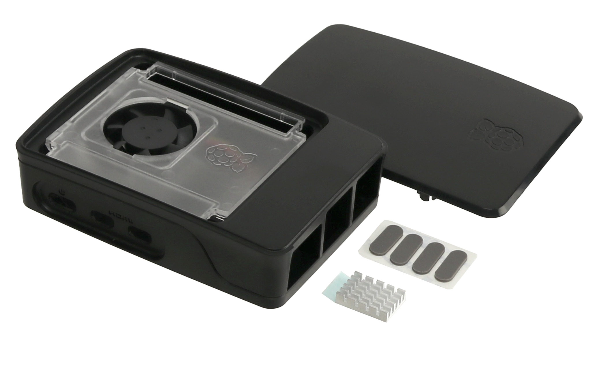 RASPBERRY PI 5 Gehäuse, schwarz/grau RASPBERRY PI 5 Gehäuse, schwarz/grau