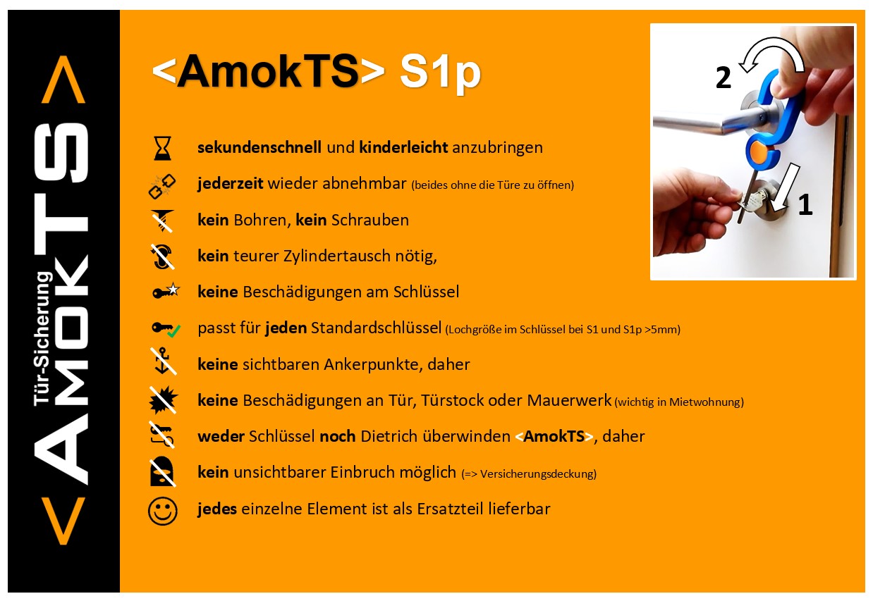 AMOKTS Türsicherung S1p Türsicherung S1p