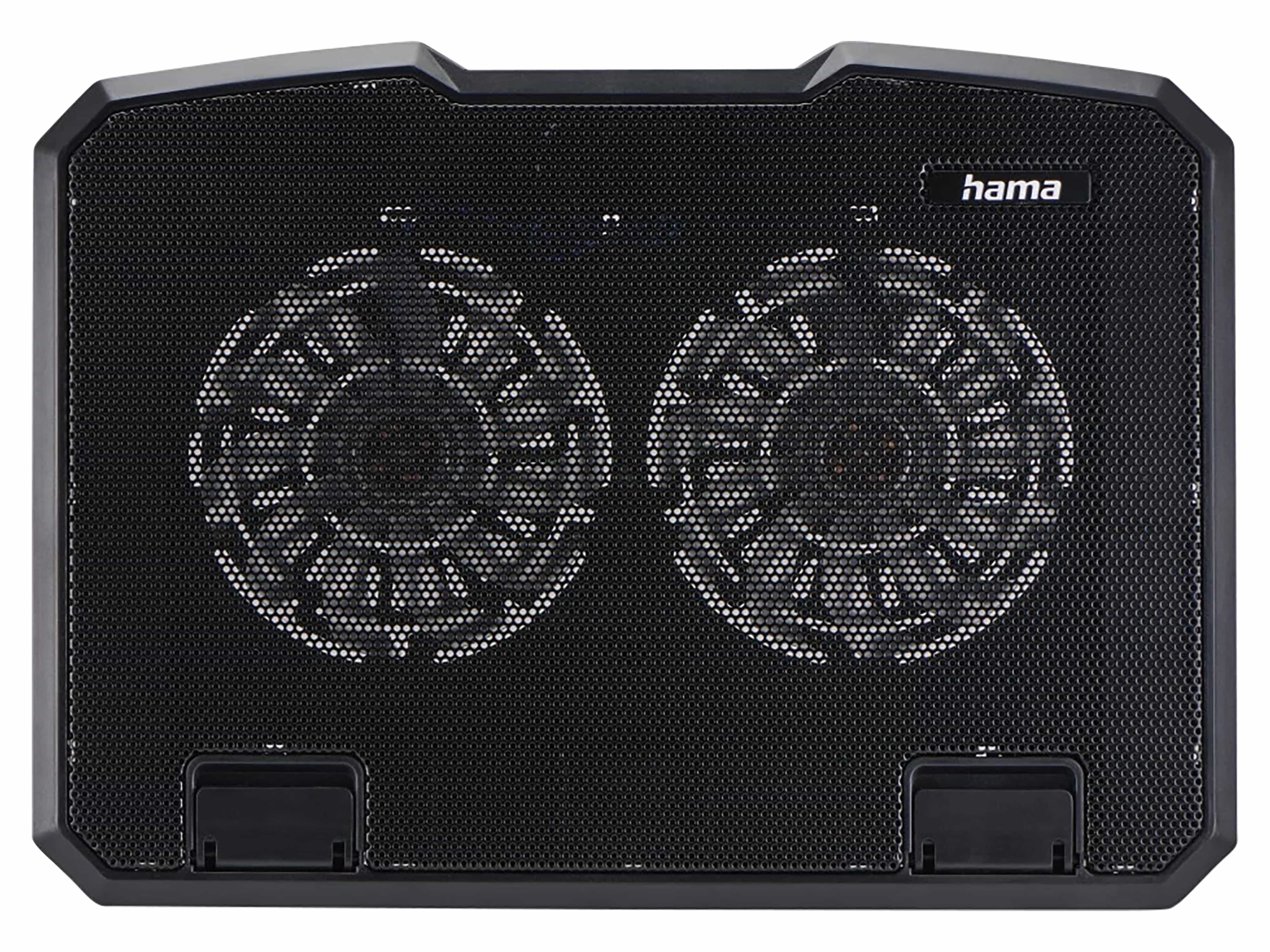 HAMA Notebookkühler 126806 Black Metal