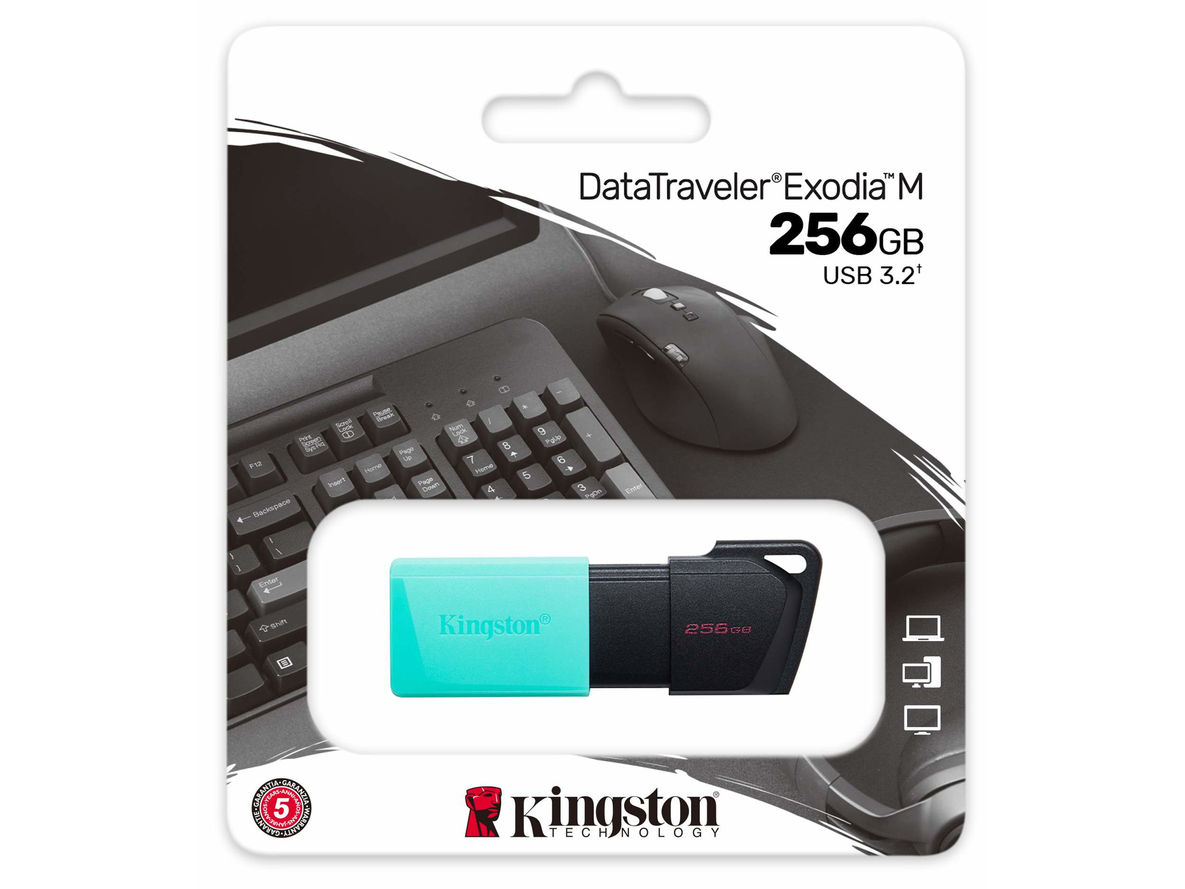 KINGSTON USB 3.0-Stick DataTraveler Exodia M 256GB KINGSTON USB 3.0-Stick DataTraveler Exodia M 256GB