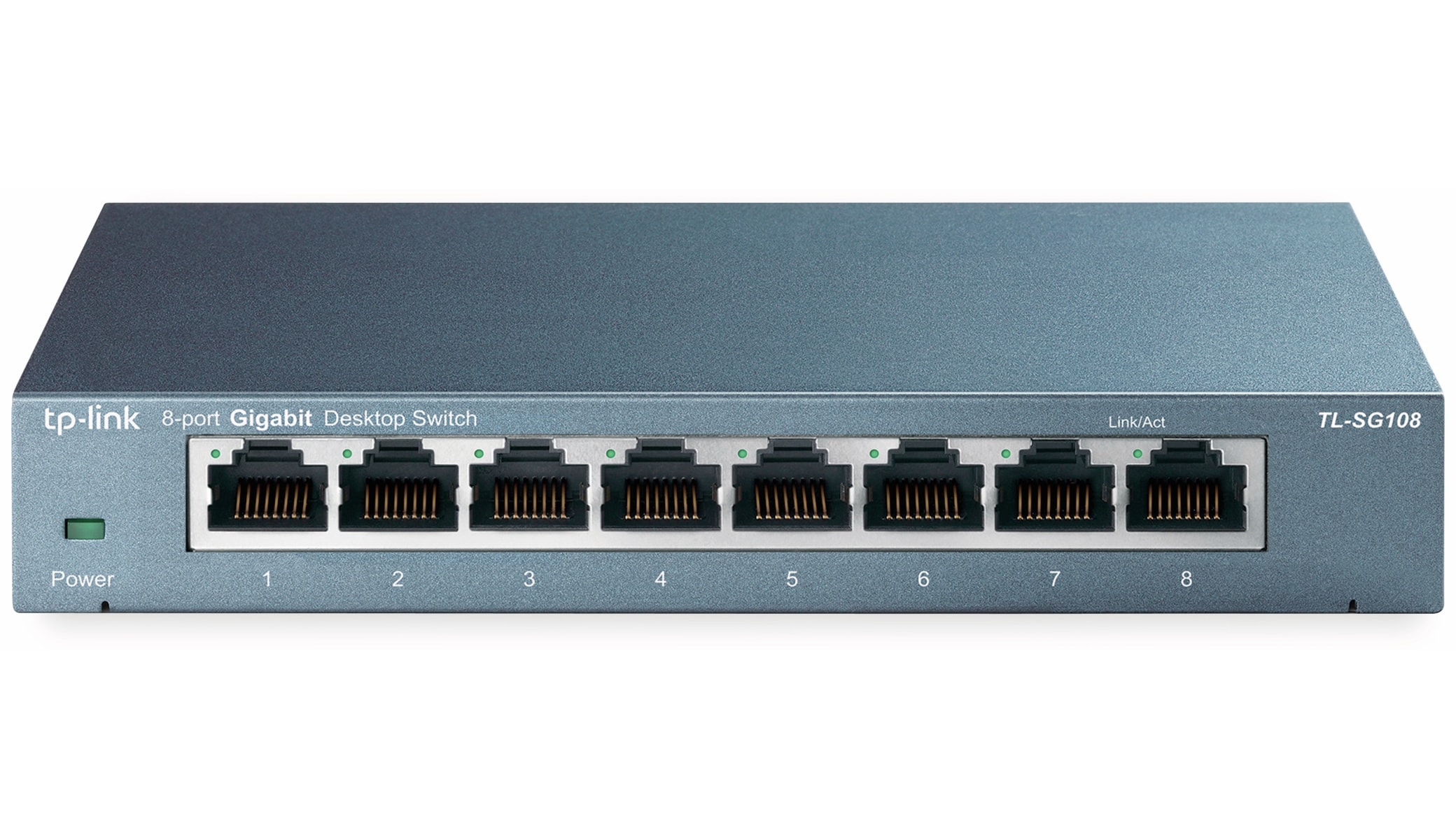 TP-LINK Gigabit Netzwerk-Switch TL-SG108, 8-Port TP-LINK Gigabit Netzwerk-Switch TL-SG108, 8-Port