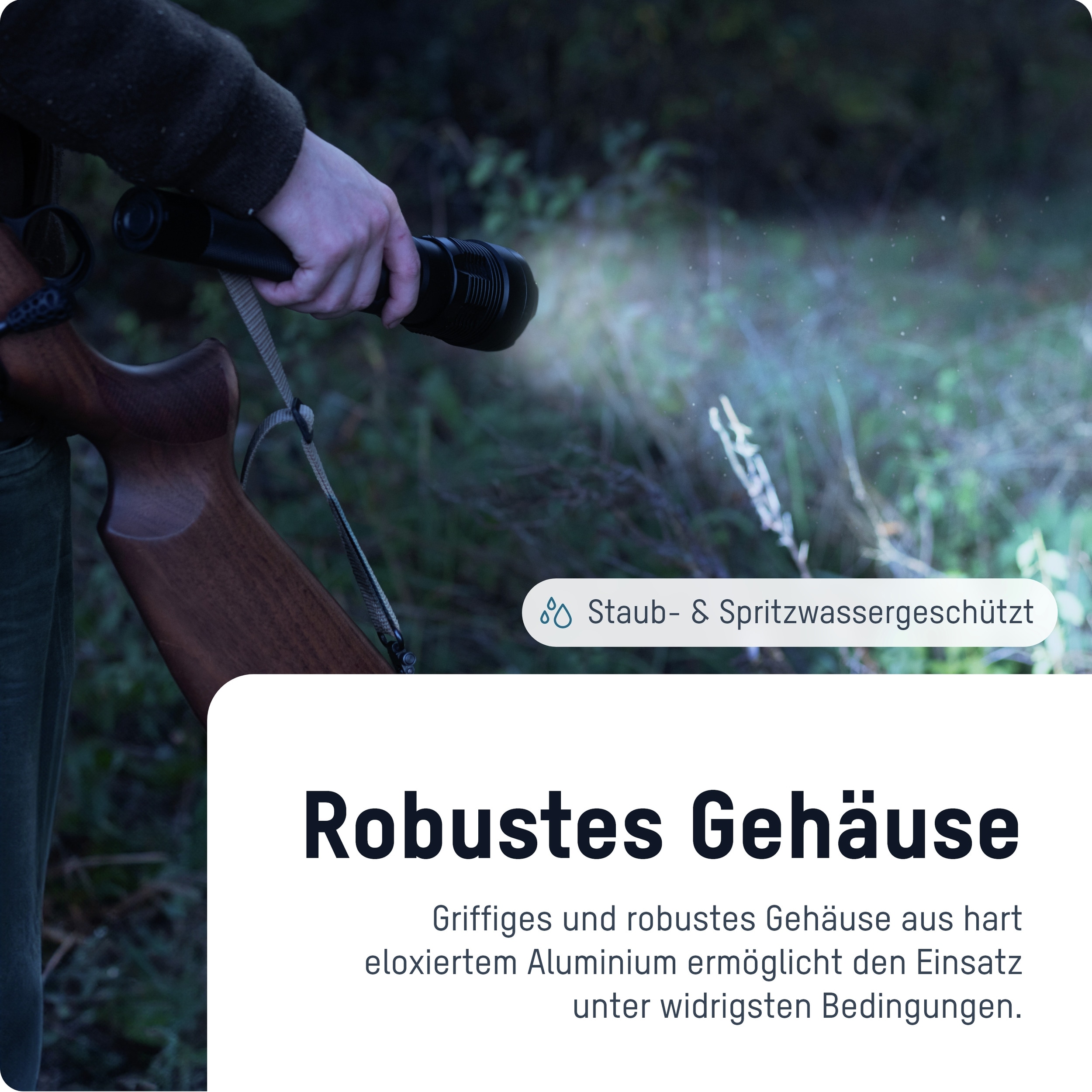 ANSMANN LED-Taschenlampe T12000FR, 12000 lm, wiederaufladbar, schwarz ANSMANN LED-Taschenlampe T12000FR, 12000 lm, wiederaufladbar, schwarz