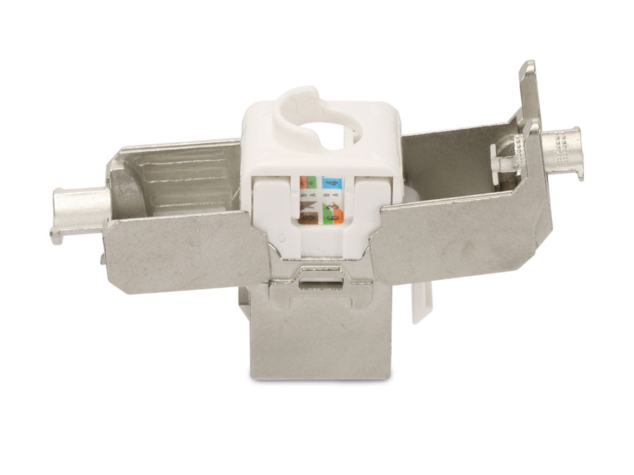 RED4POWER Einbau-Modul KM-C6AG, CAT.6a, Metall RED4POWER Einbau-Modul KM-C6AG, CAT.6a, Metall