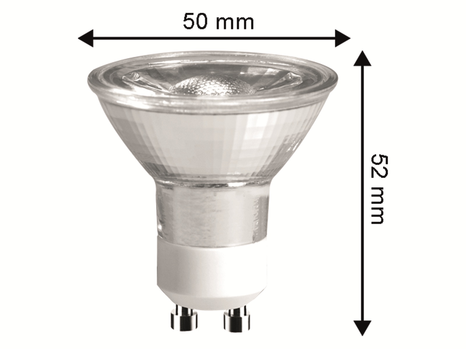 BLULAXA LED-Lampe 48797 PAR16, GU10, EEK: F, 4 W, 345 lm, 4000 K, Halogenoptik BLULAXA LED-Lampe 48797 PAR16, GU10, EEK: F, 4 W, 345 lm, 4000 K, Halogenoptik