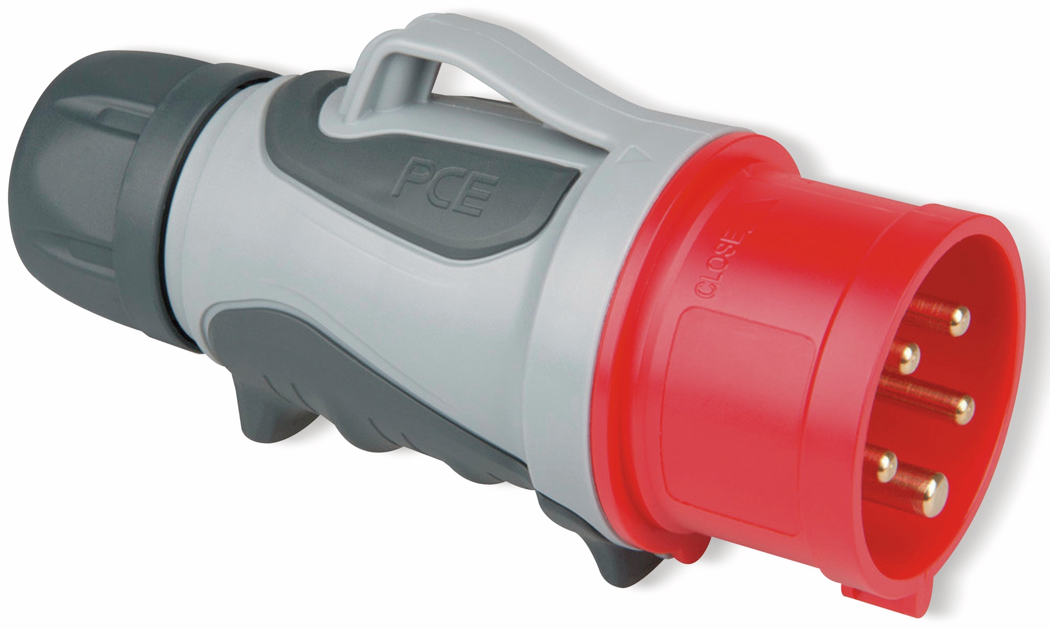 PCE CEE-Stecker mit Phasenwender GRIP TT, 16 A, 5-polig PCE CEE-Stecker mit Phasenwender GRIP TT, 16 A, 5-polig