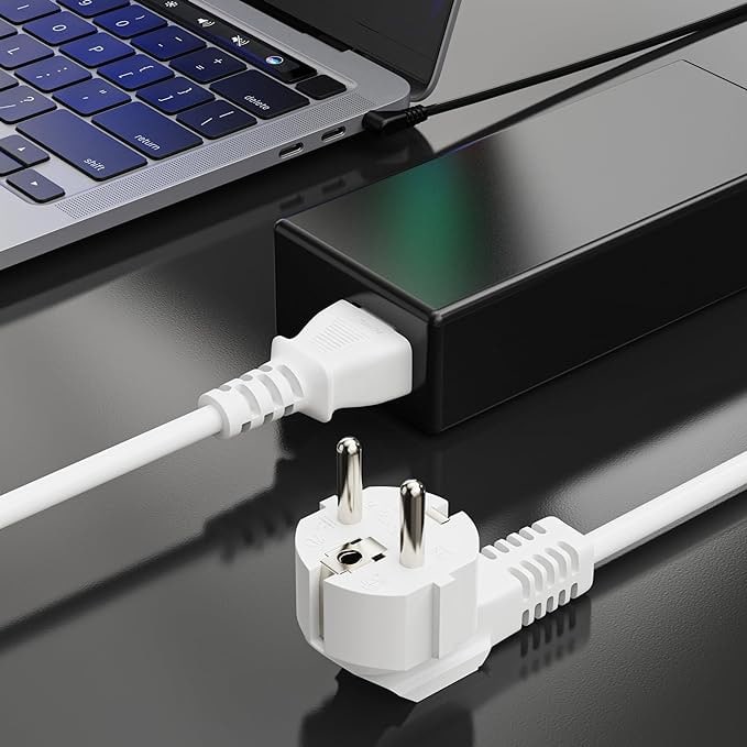 SONERO Netzkabel Schutzkontaktstecker, X-SKW-C13G-050W, 90°, weiß, 5m SONERO Netzkabel Schutzkontaktstecker, X-SKW-C13G-050W, 90°, weiß, 5m