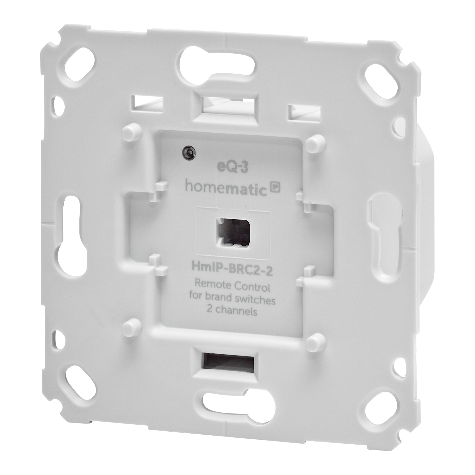 HOMEMATIC IP 161839A0, Wandtaster für Markenschalter, 2-fach HOMEMATIC IP 161839A0, Wandtaster für Markenschalter, 2-fach
