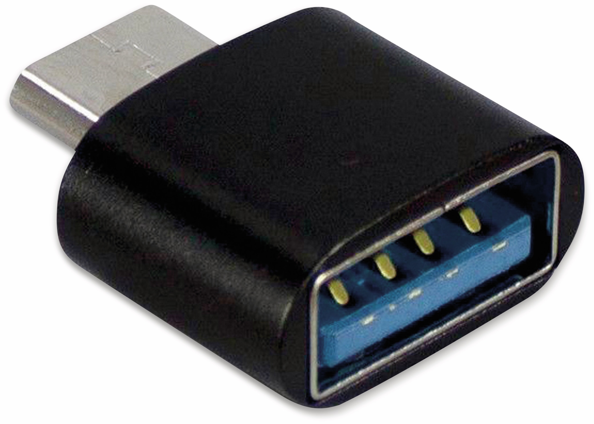 INTER-TECH USB2.0-Adapter USB-A Buchse auf USB-C Stecker INTER-TECH USB2.0-Adapter USB-A Buchse auf USB-C Stecker