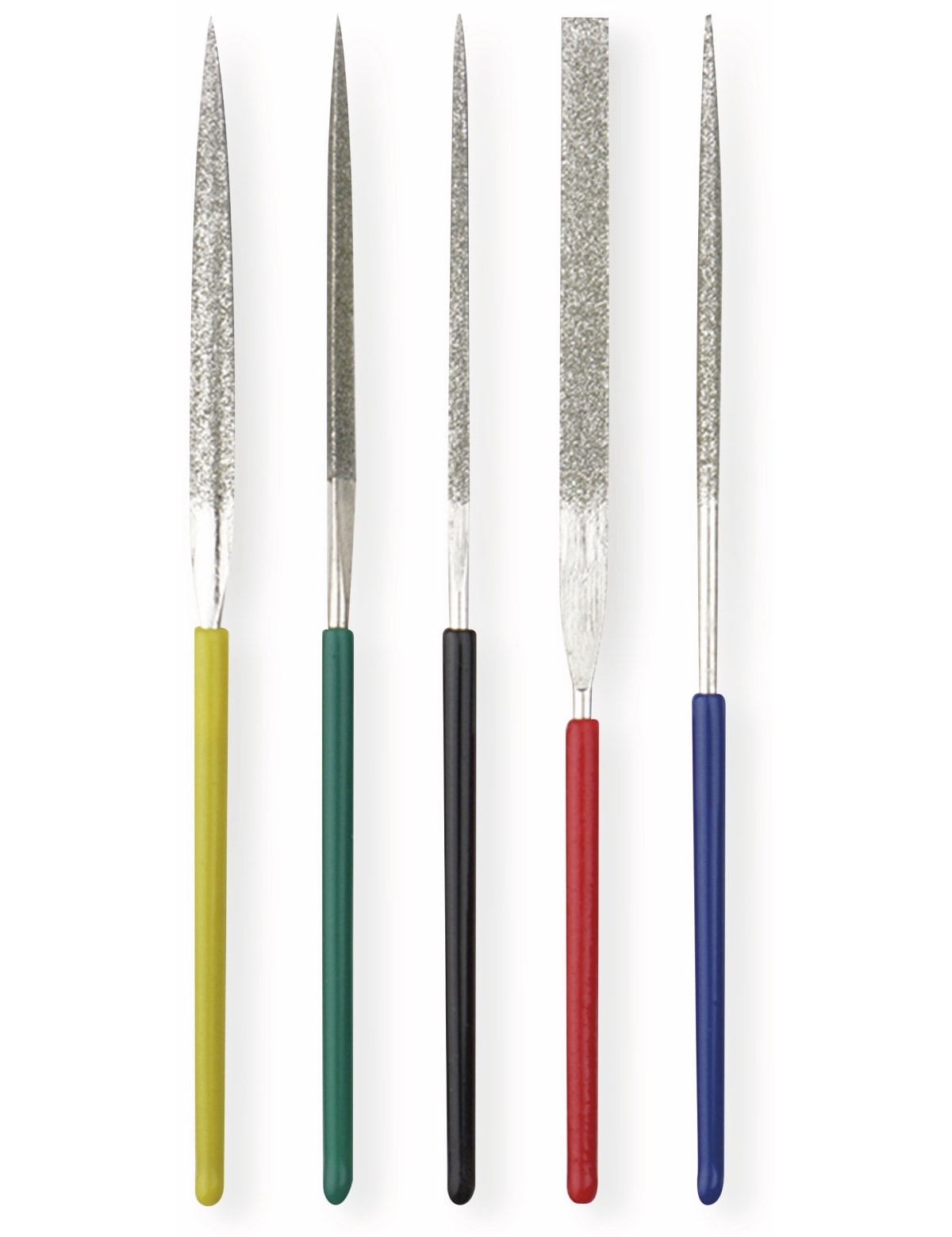 DONAU ELEKTRONIK Diamant Nadelfeilen Set M56, 5 teilig, 100 mm DONAU ELEKTRONIK Diamant Nadelfeilen Set M56, 5 teilig, 100 mm