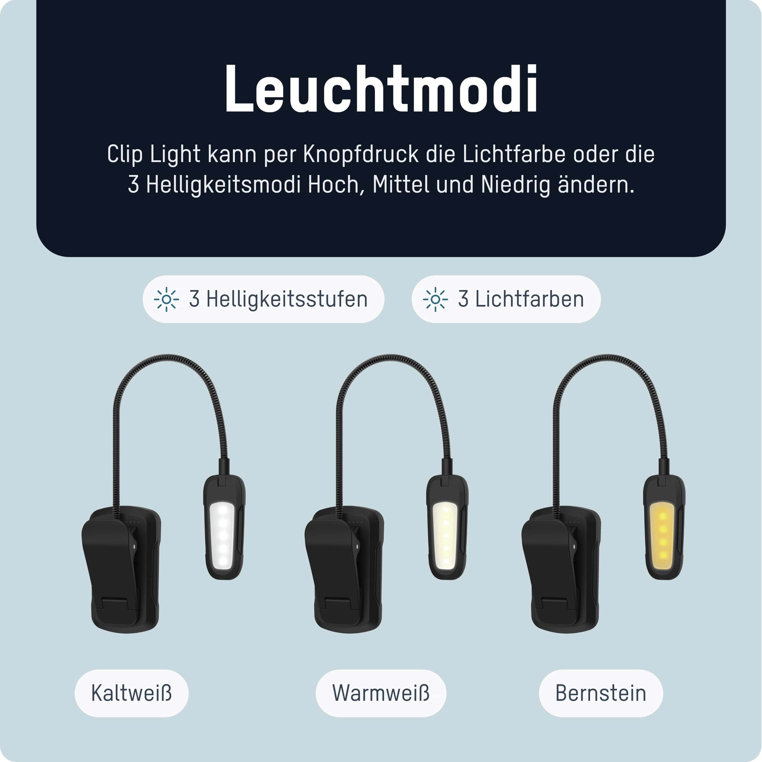 ANSMANN LED-Klemmleuchte, 1600-0531, wiederaufladbar, schwarz ANSMANN LED-Klemmleuchte, 1600-0531, wiederaufladbar, schwarz