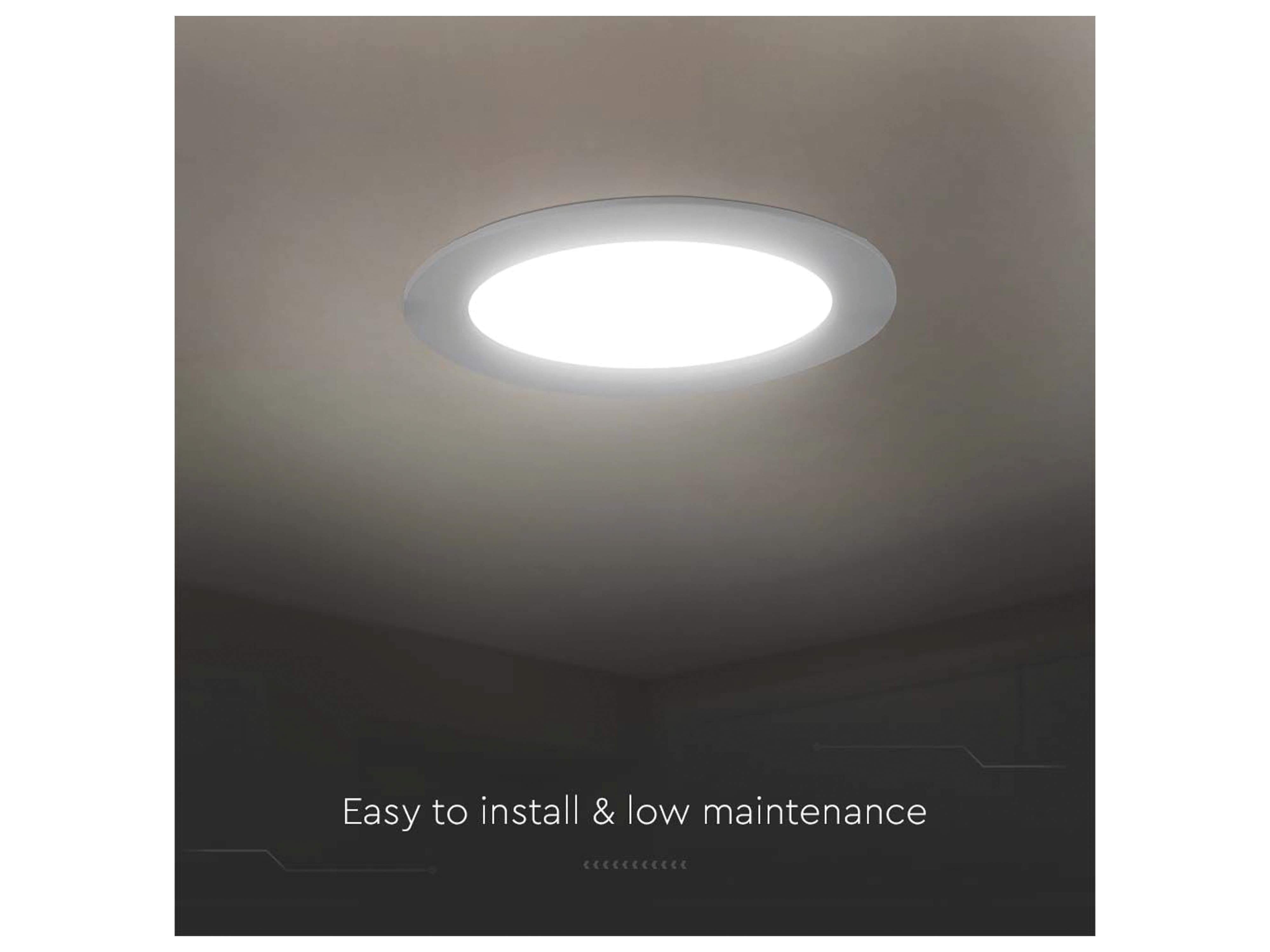 V-TAC LED-Einbauleuchte VT-61012, EEK: F, 12 W, 1200 lm, 4000 K V-TAC LED-Einbauleuchte VT-61012, EEK: F, 12 W, 1200 lm, 4000 K