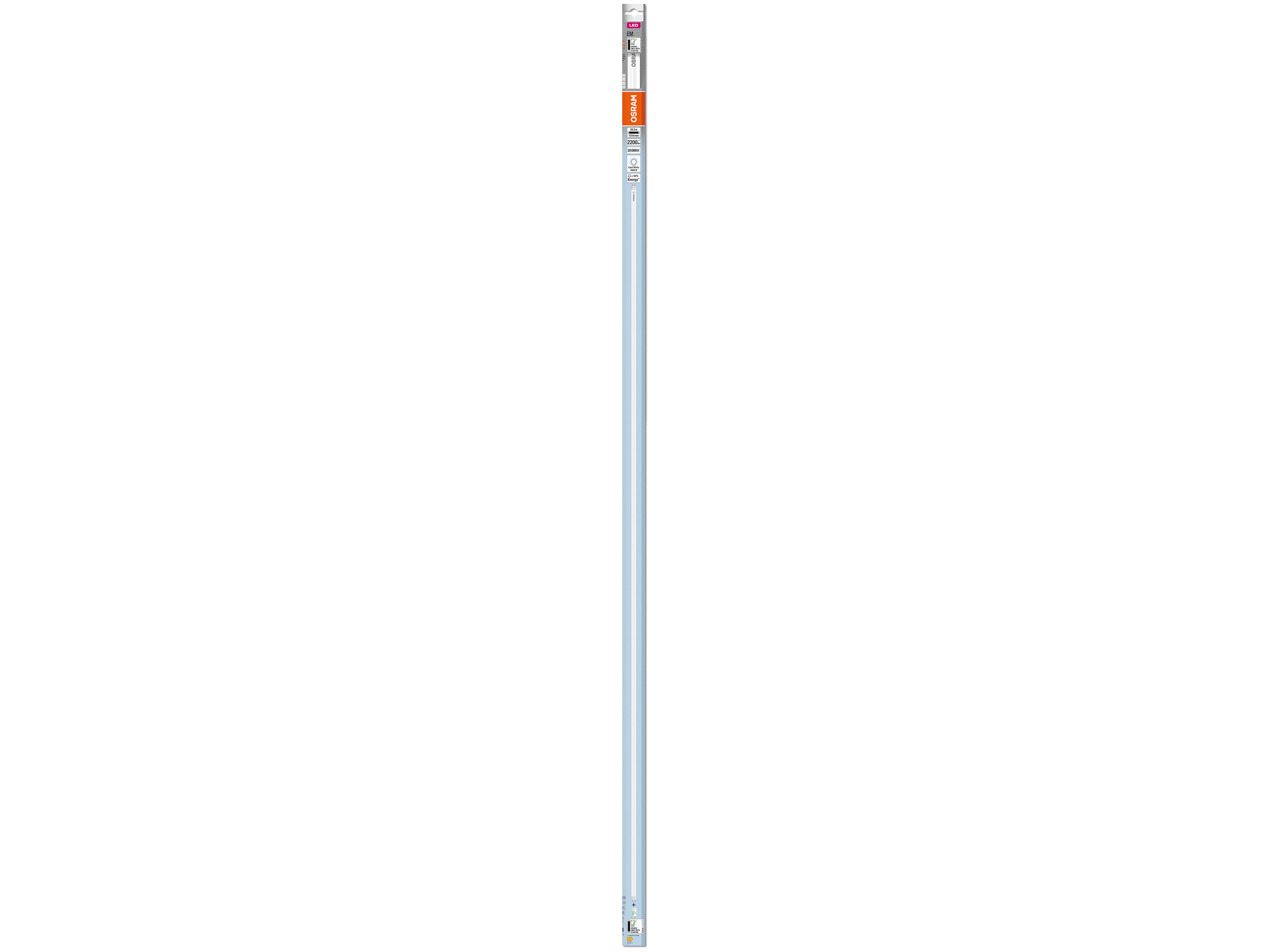 OSRAM LED-Röhre, T8, 1500mm, G13, EEK: E, 18,3W, 2200lm, 4000K, PC OSRAM LED-Röhre, T8, 1500mm, G13, EEK: E, 18,3W, 2200lm, 4000K, PC