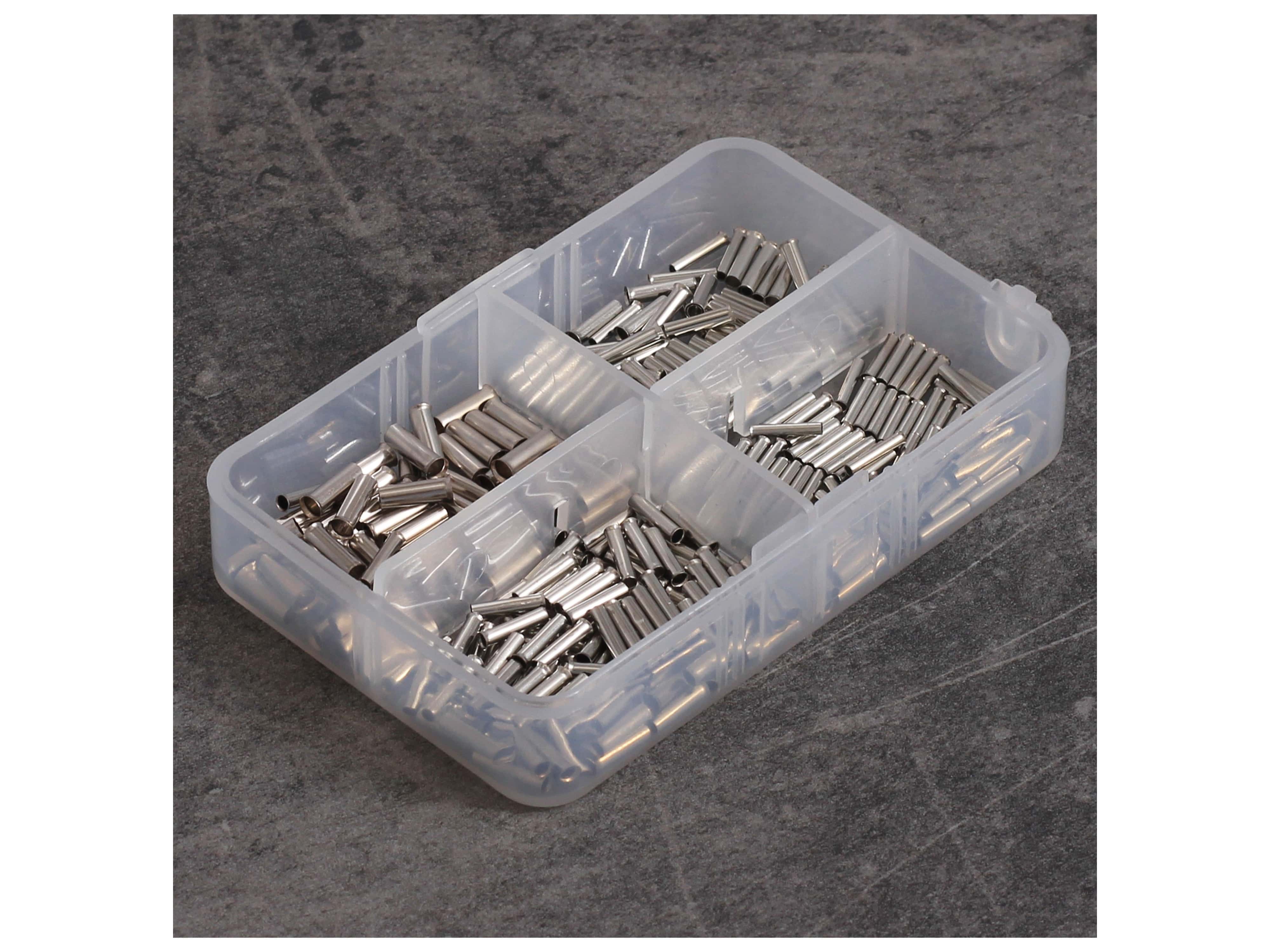 QUADRIOS Aderendhülsen-Set 2010C391, 0,75-2,5 mm², Unisoliert, 300 Stück QUADRIOS Aderendhülsen-Set, 2010C391, 0,75-2,5 mm², Unisoliert, 300 St.
