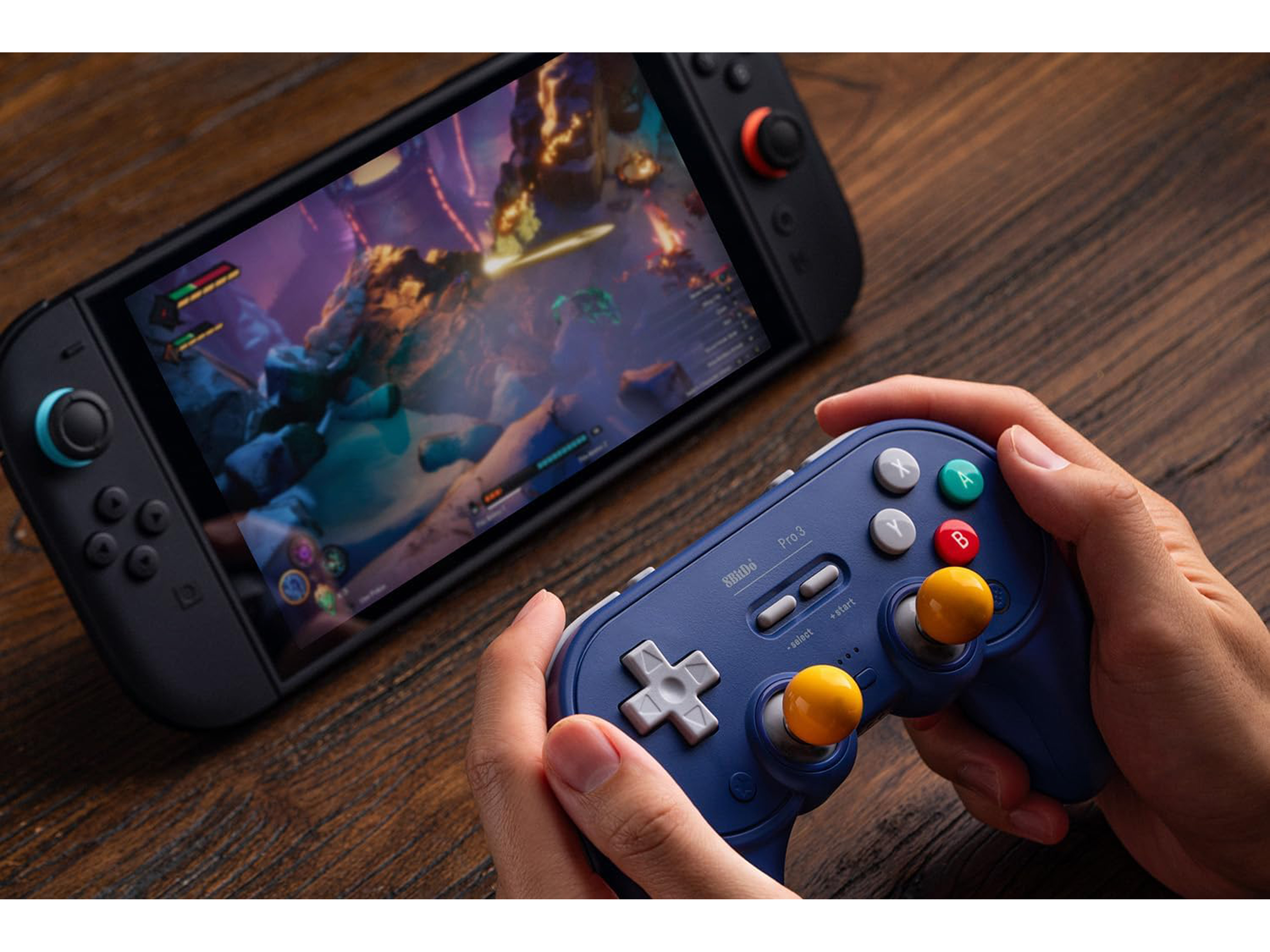8BITDO Pro 3 Bluetooth Controller & Dock, Lila 8BITDO Pro 3 Bluetooth Controller & Dock, Lila