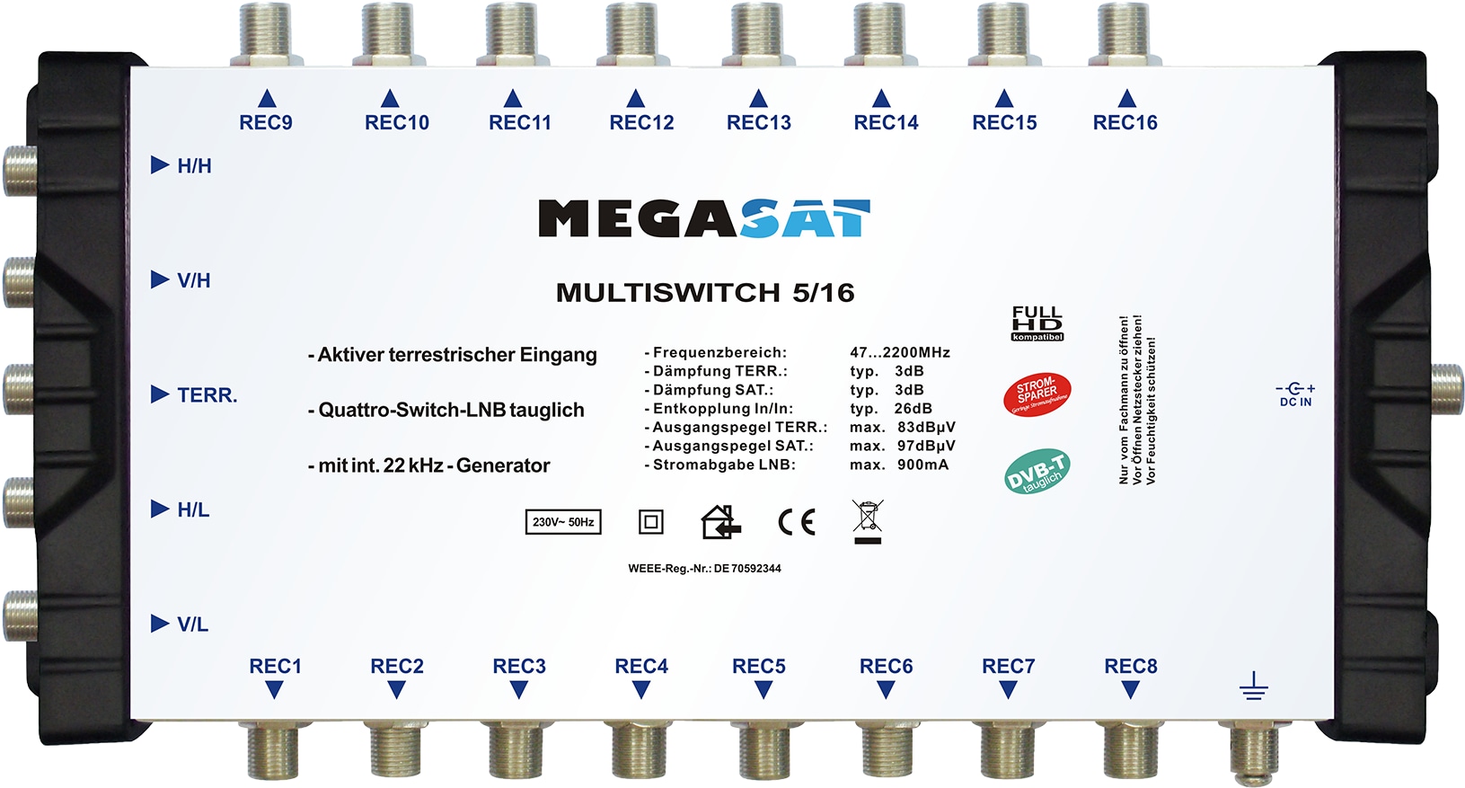 MEGASAT Multischalter 5/16 0600152 MEGASAT Multischalter 5/16 0600152
