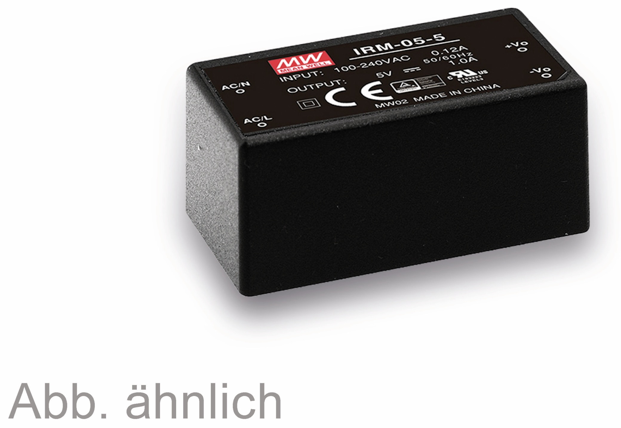MEAN WELL AC/DC-Printnetzteil IRM-05-5, 5 V-/1 A, 5 W MEAN WELL AC/DC-Printnetzteil IRM-05-5, 5 V-/1 A, 5 W