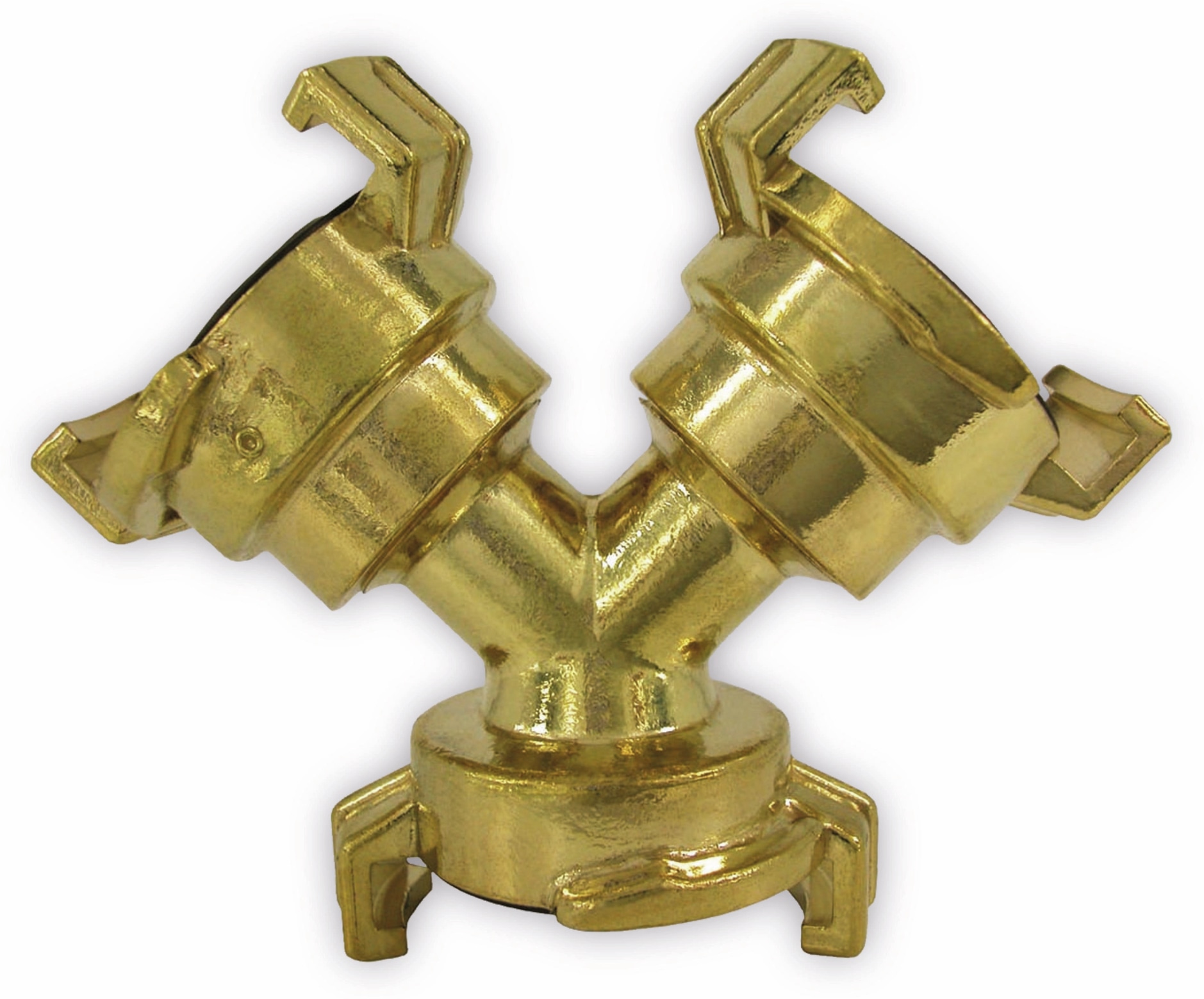 PUTEUS Schnellkupplung Y-Verteiler, Messing, universal passend PUTEUS Schnellkupplung Y-Verteiler, Messing, universal passend