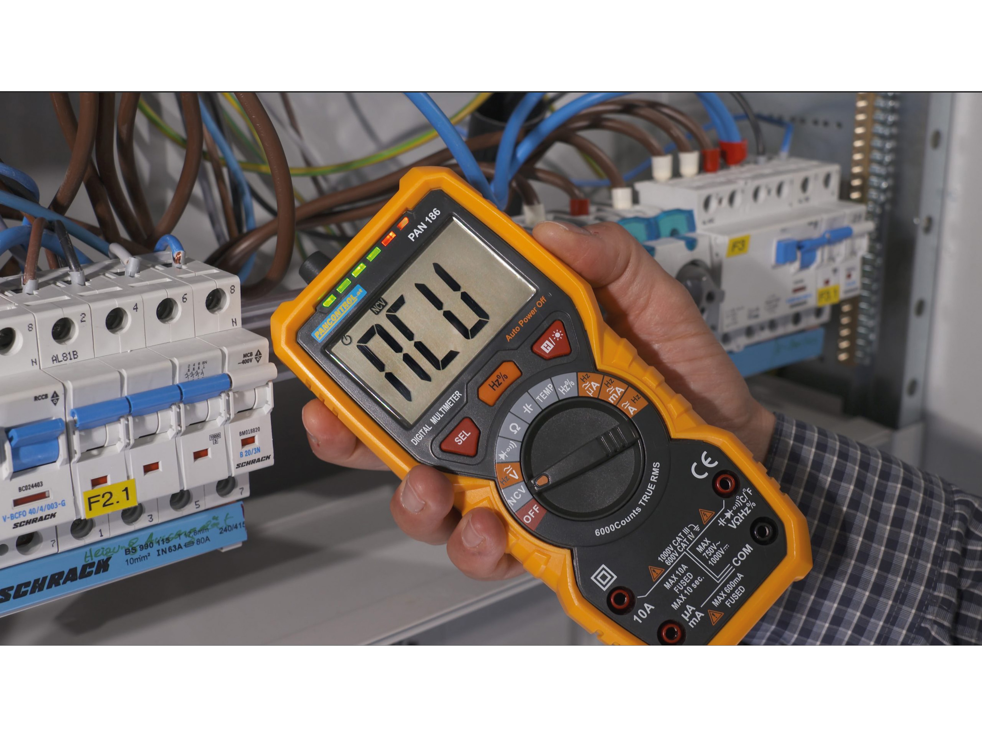 PANCONTROL True-RMS Multimeter PAN 186 PANCONTROL True-RMS Multimeter PAN 186