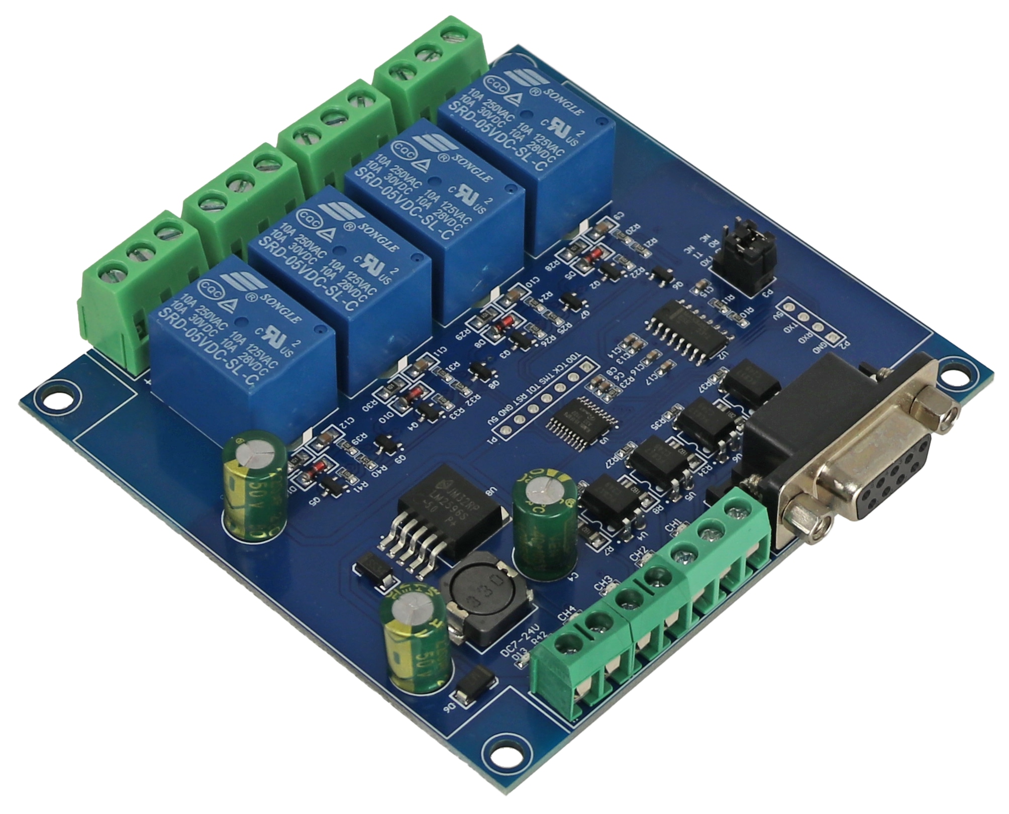 DAYPOWER Relaismodul 232-4R-D7, 4 Kanal DAYOWER Relaismodul 232-4R-D7, 4 Kanal