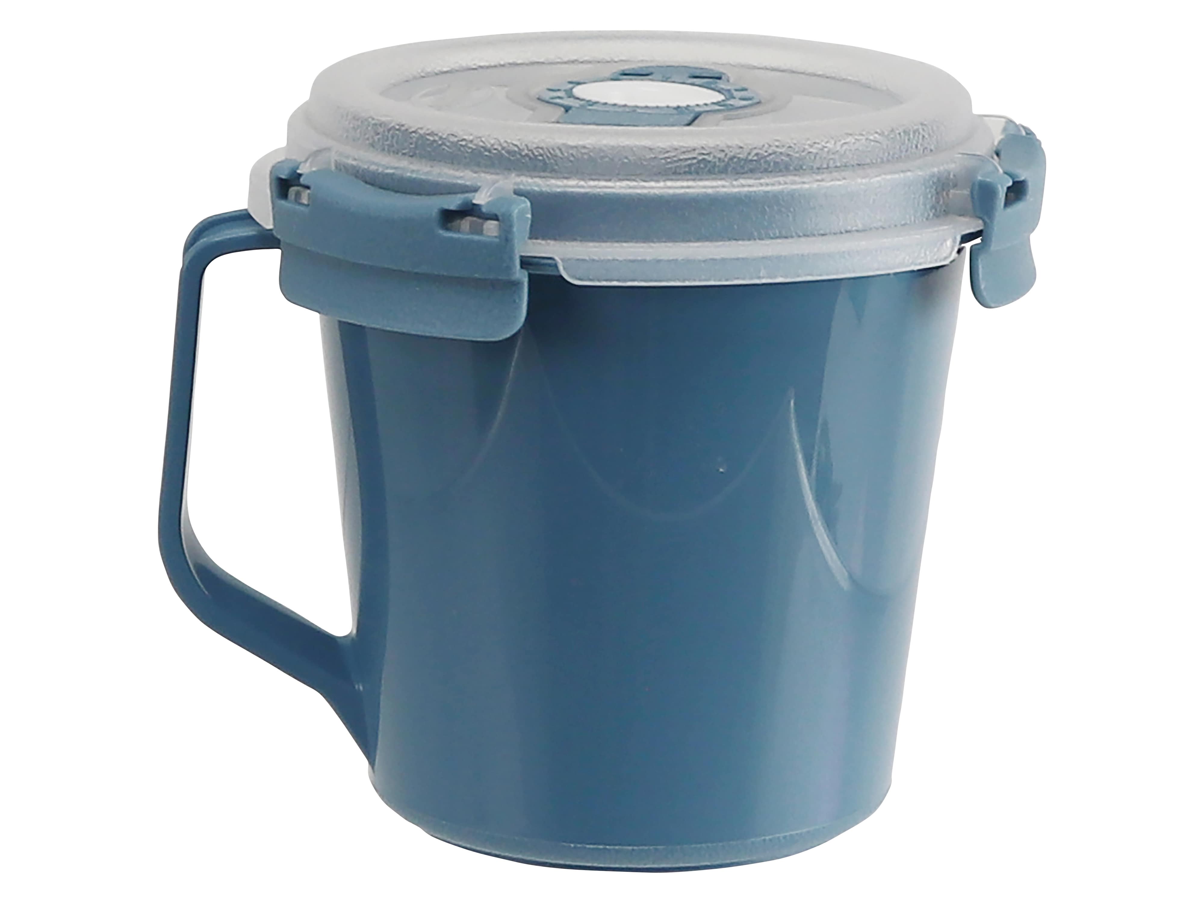 Aufbewahrungsbecher Tontarelli, 640 ml, mit Henkel, Blau Aufbewahrungsbecher Tontarelli, 640 ml, mit Henkel, Blau