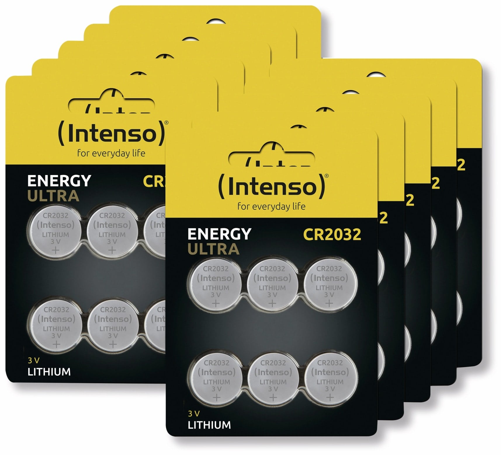 INTENSO Lithium-Knopfzellen-Set CR2032, 60er-Set INTENSO Lithium-Knopfzellen-Set CR2032, 60er-Set