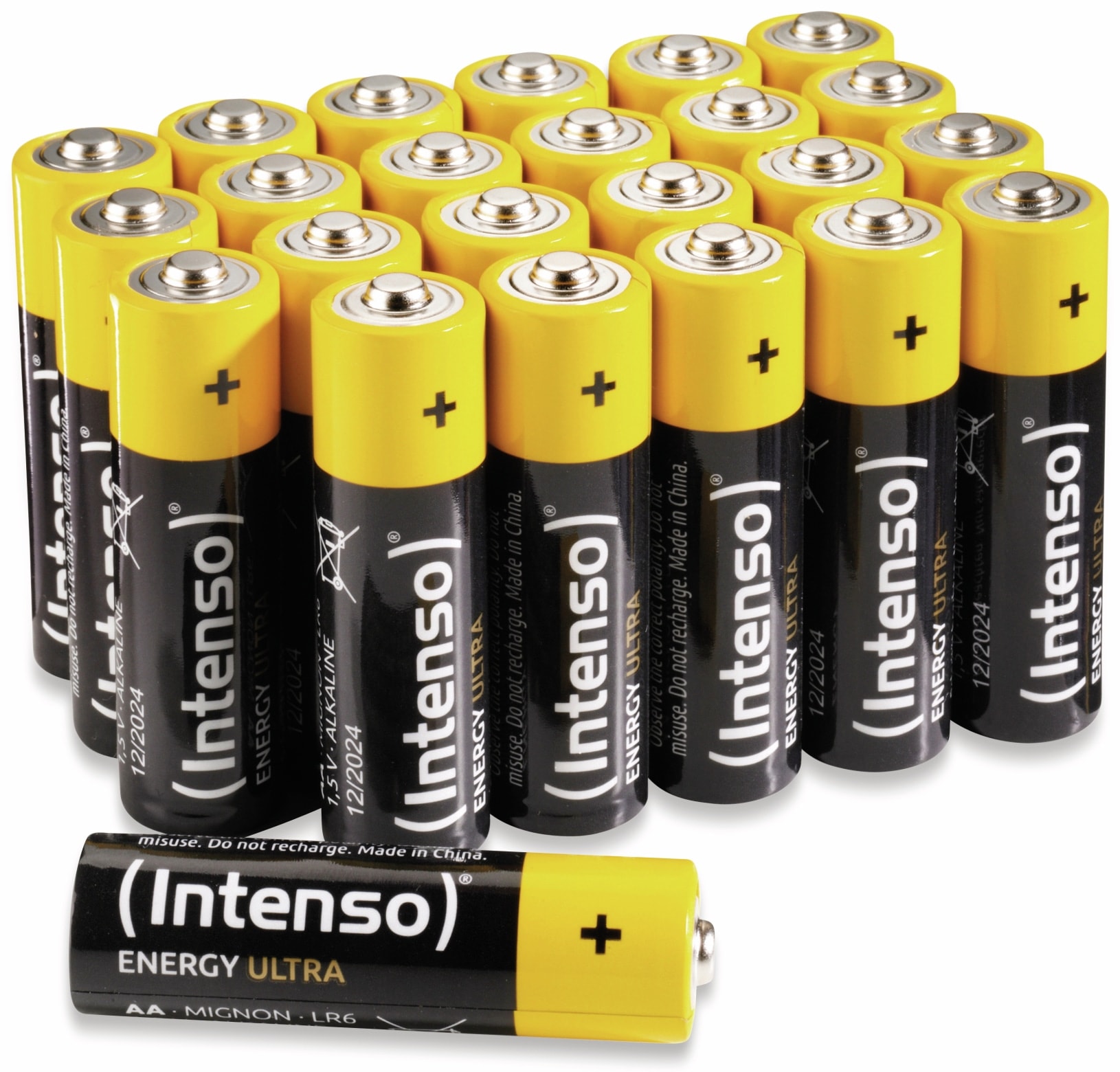 INTENSO Mignon-Batterie-Set Energy Ultra, AA LR06, Alkaline, 24 Stück INTENSO Batterie-Set Energy Ultra, AA LR06, 24 Stück