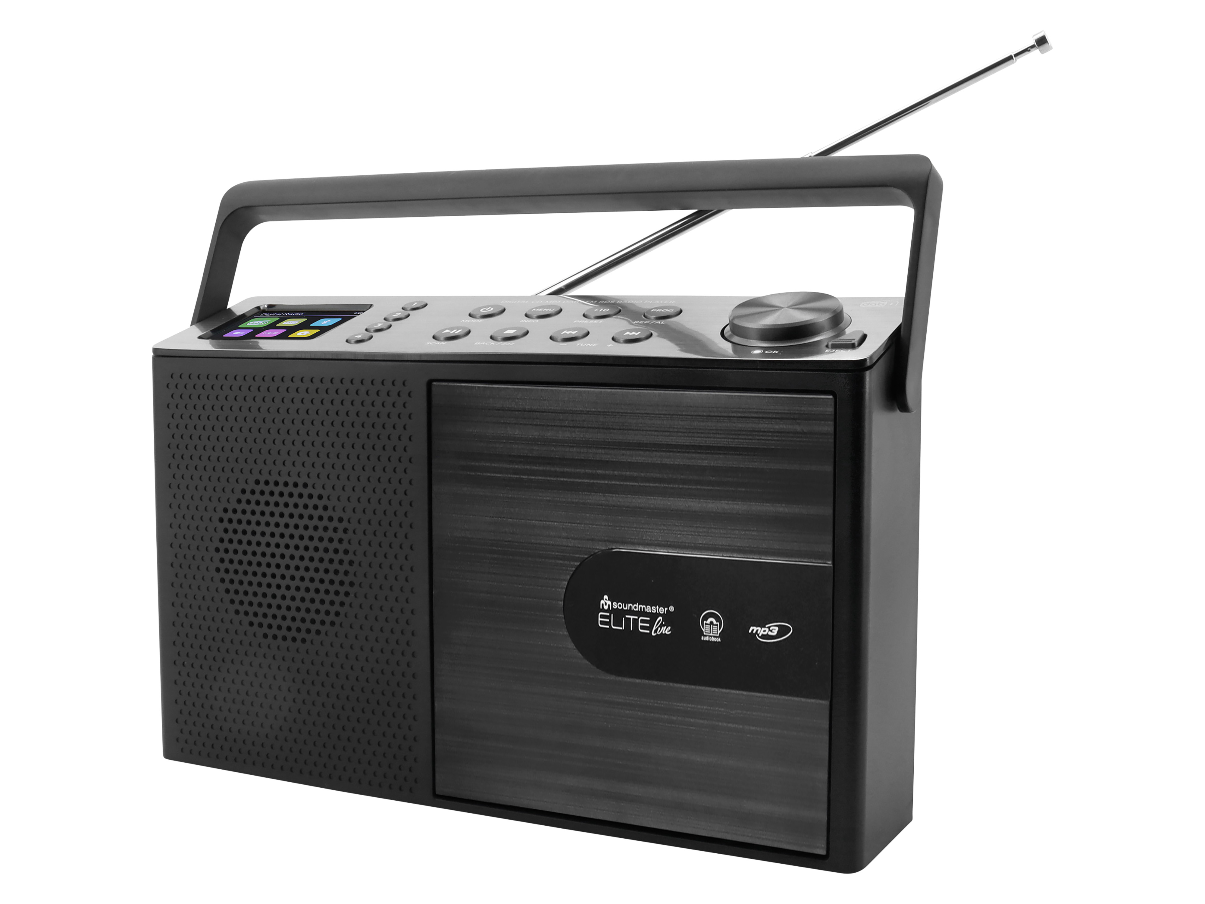 SOUNDMASTER ELITE LINE DAB+/UKW-Radio mit CD/MP3, USB, Bluetooth, Farbdisplay SOUNDMASTER DAB+/UKW-Radio mit CD/MP3, USB, Bluetooth, Farbdisplay