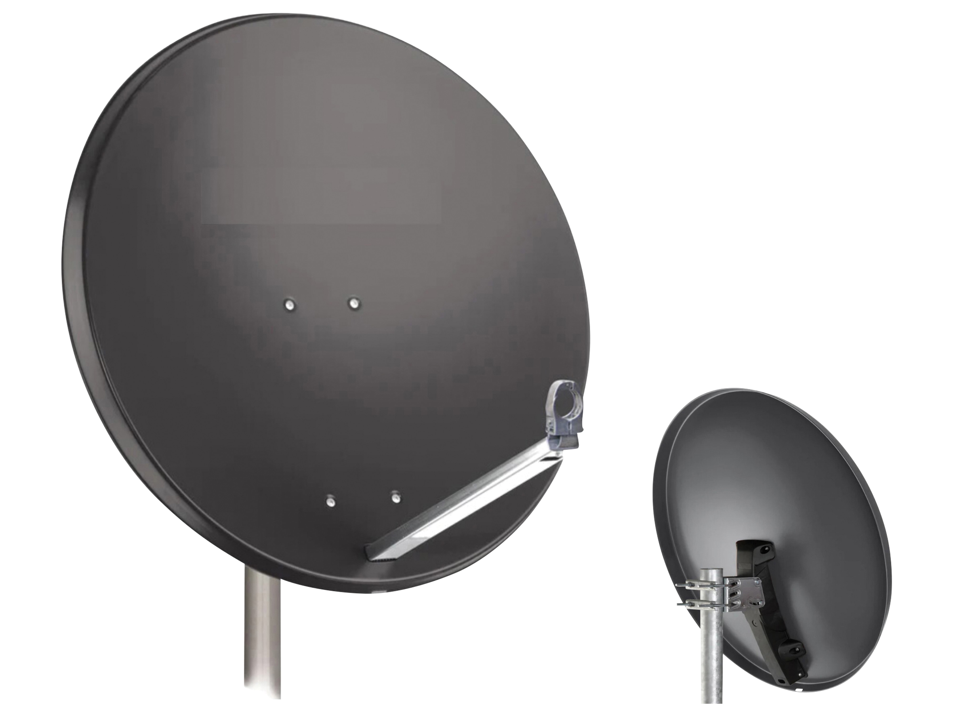 RED OPTICUM SAT-Antenne X80, Stahl, anthrazit, 80 cm RED OPTICUM SAT-Antenne X80, Stahl, anthrazit, 80 cm